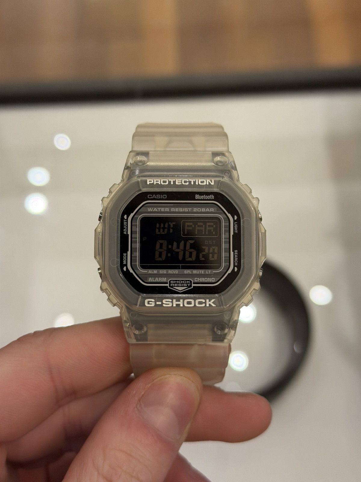 G Shock Casio G-Shock DW-B5600G-7 - Transparent Size ONE SIZE - 1 Thumbnail
