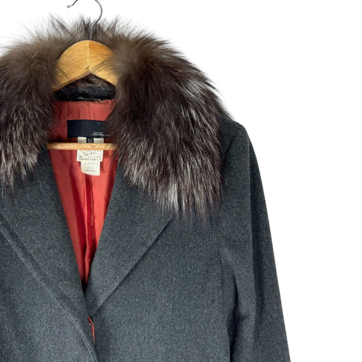 Les Copains × Loro Piana 🔥LORO PIANA X LES COPAIN PELO FUR JACKET Size M / US 6-8 / IT 42-44 - 4 Thumbnail