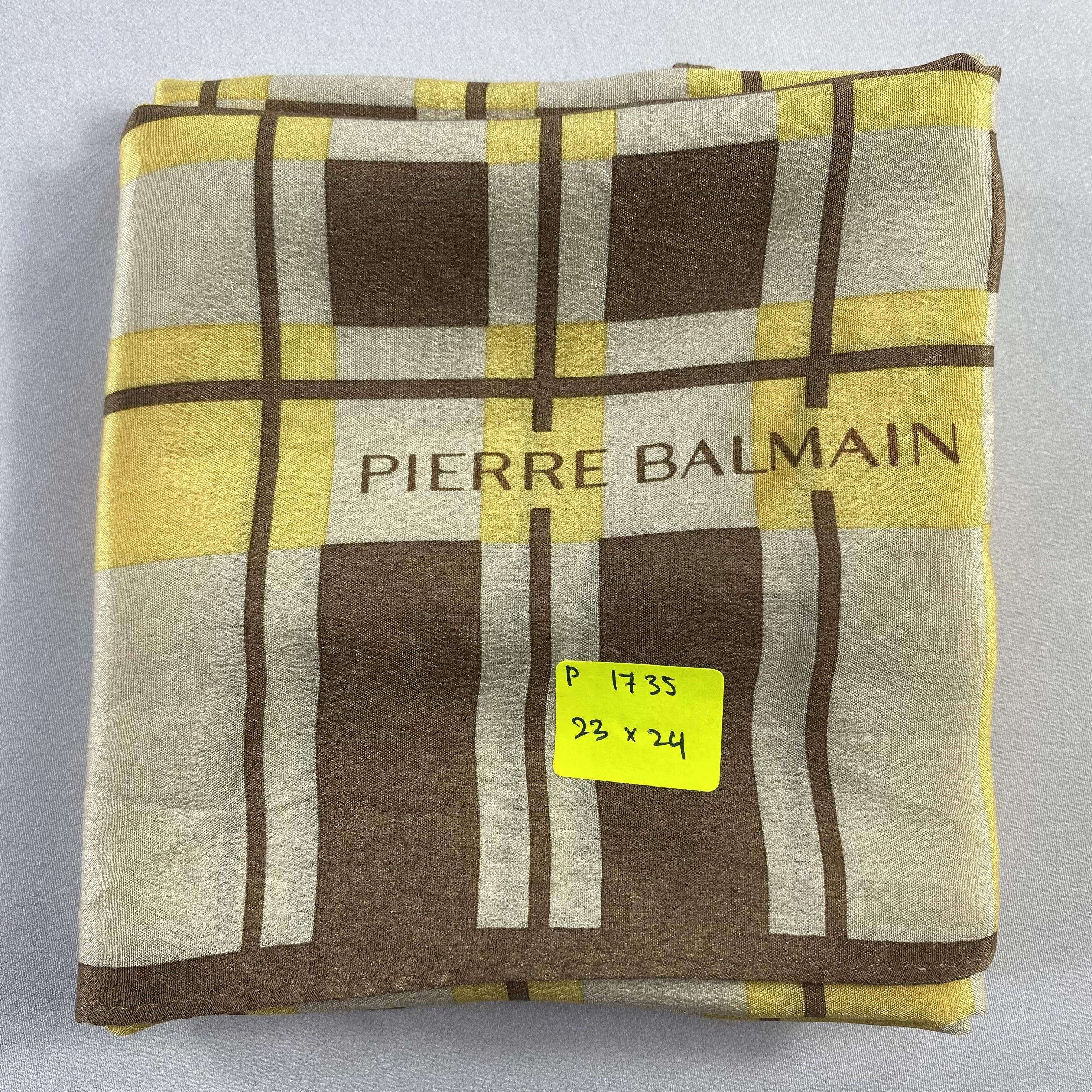 Pierre Balmain × Vintage Pierre Balmain Bandana/ Handkerchief / Neckerchief-P1735 Size ONE SIZE - 8 Thumbnail