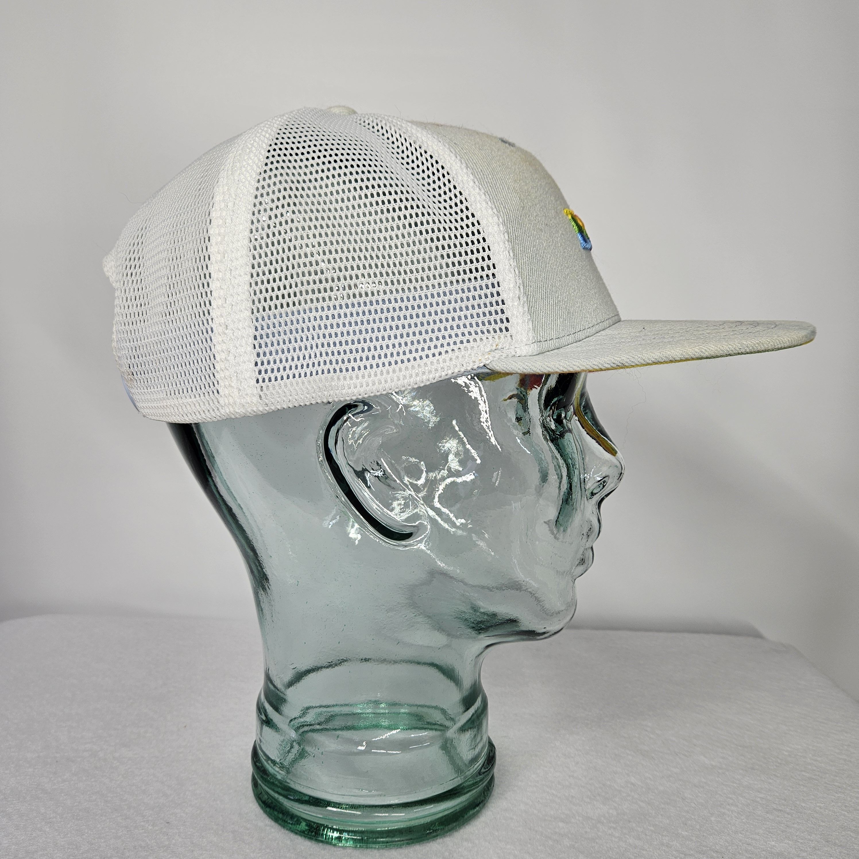 Levi's Levi's Trucker Hat Snapback Pride Rainbow Denim Mesh Adjust Size ONE SIZE - 6 Thumbnail