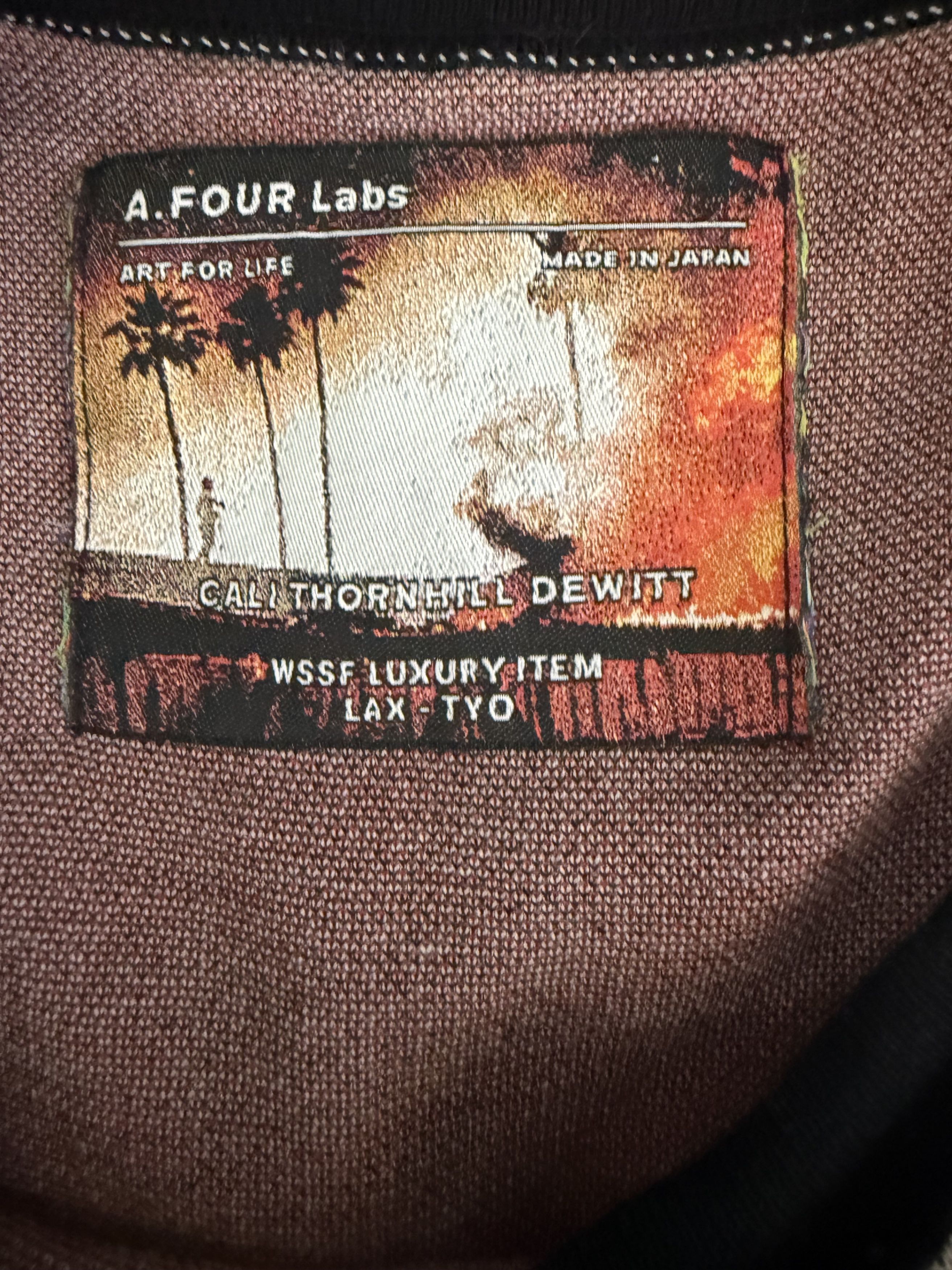 Cali Thornhill-DeWitt Rare A.FOUR Cali Dewitt Sweatshirt Size US L / EU 52-54 / 3 - 8 Thumbnail