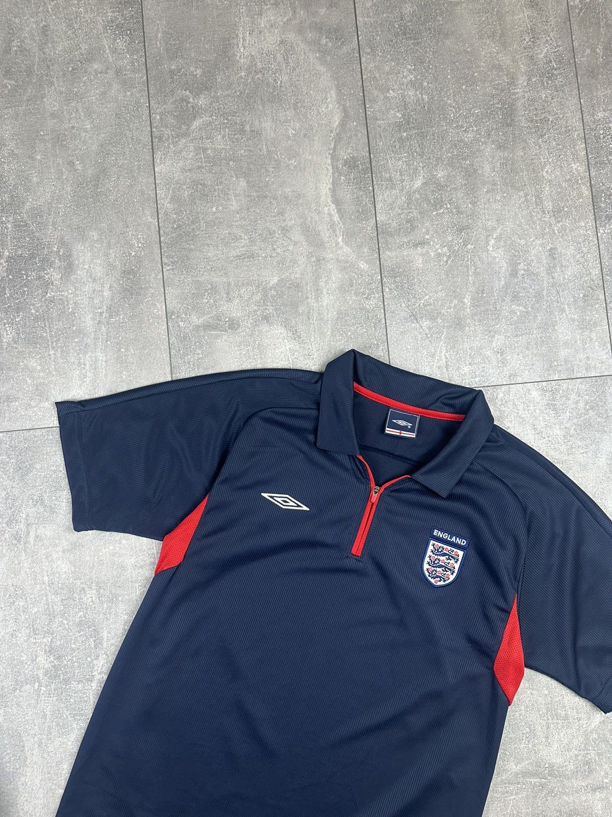 Umbro Umbro England National Team Training Jersey 1/4 Zip 2004 Size US S / EU 44-46 / 1 - 4 Thumbnail