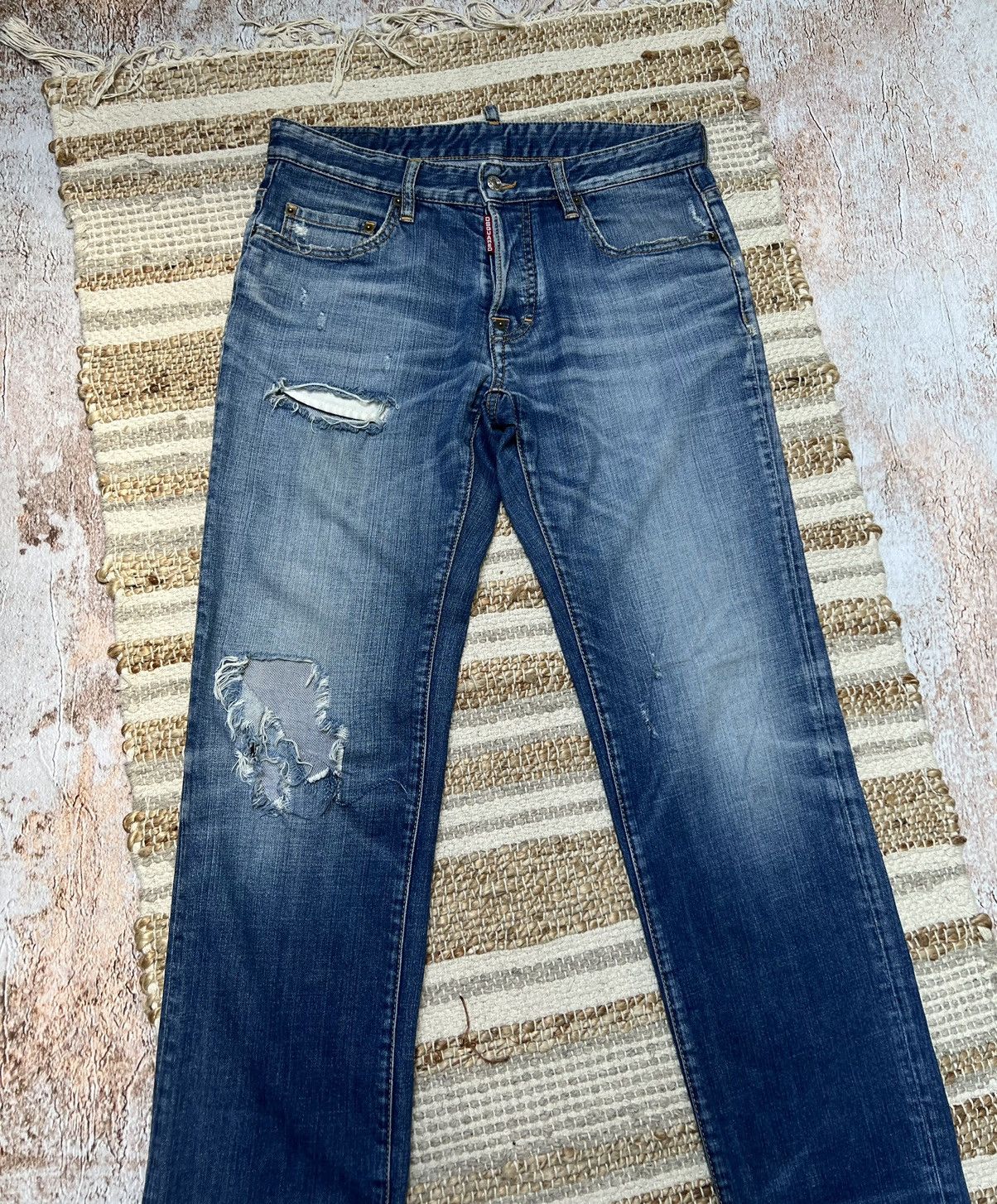 Dsquared2 × Vintage Dsquared2 vintage distressed jeans Size US 32 / EU 48 - 4 Thumbnail