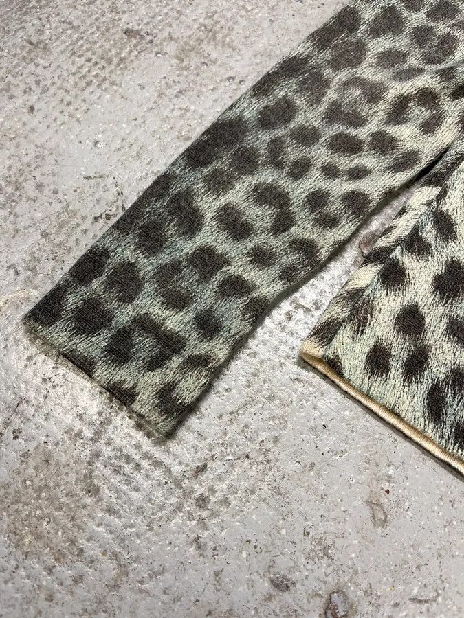 Just Cavalli AW2014 Cavalli Green Leopard Cardigan Size XS / US 0-2 / IT 36-38 - 8 Thumbnail