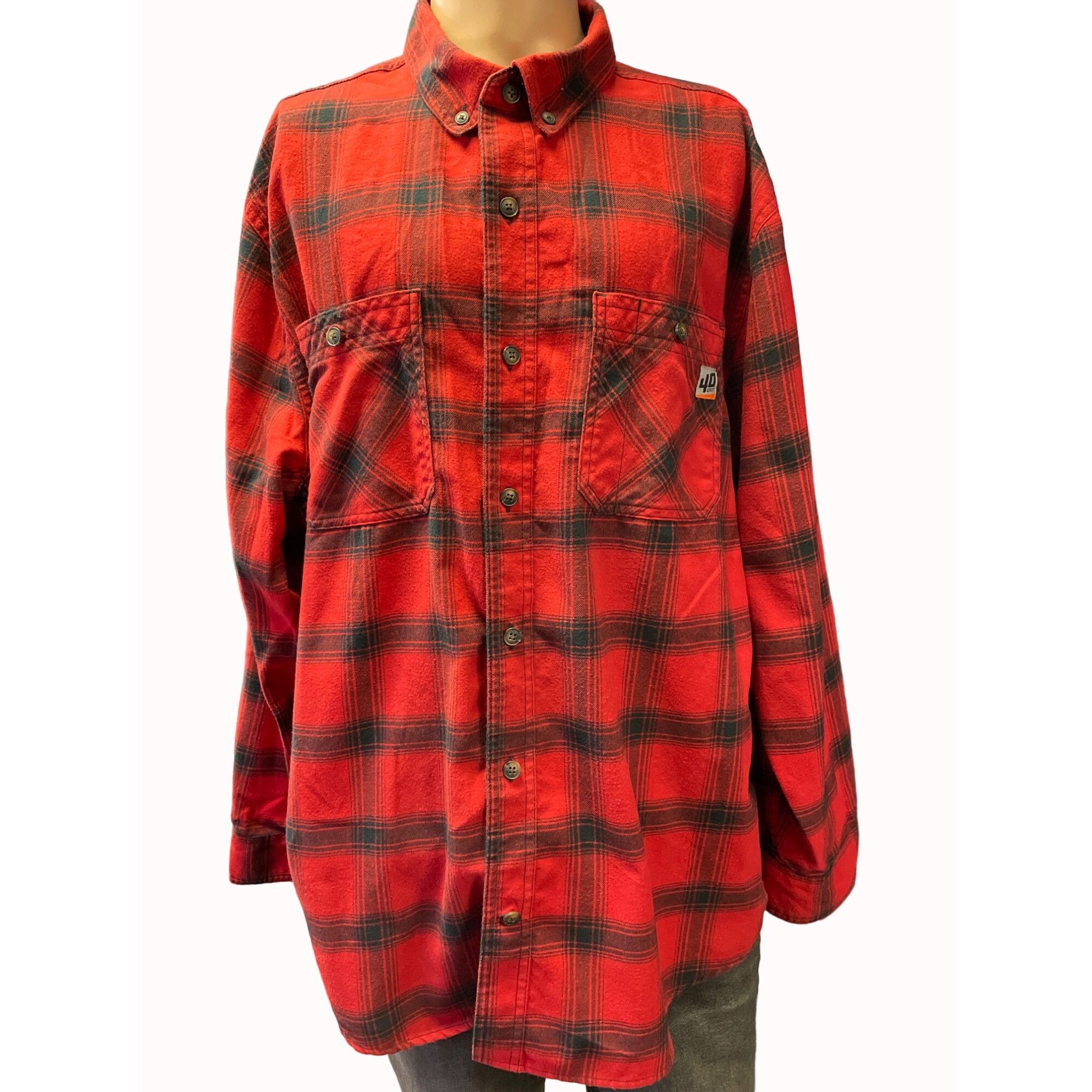 Other 40 Grit By Duluth Men's Red Flannel Long SLeeve Button up Sh Size US XL / EU 56 / 4 - 1 Thumbnail
