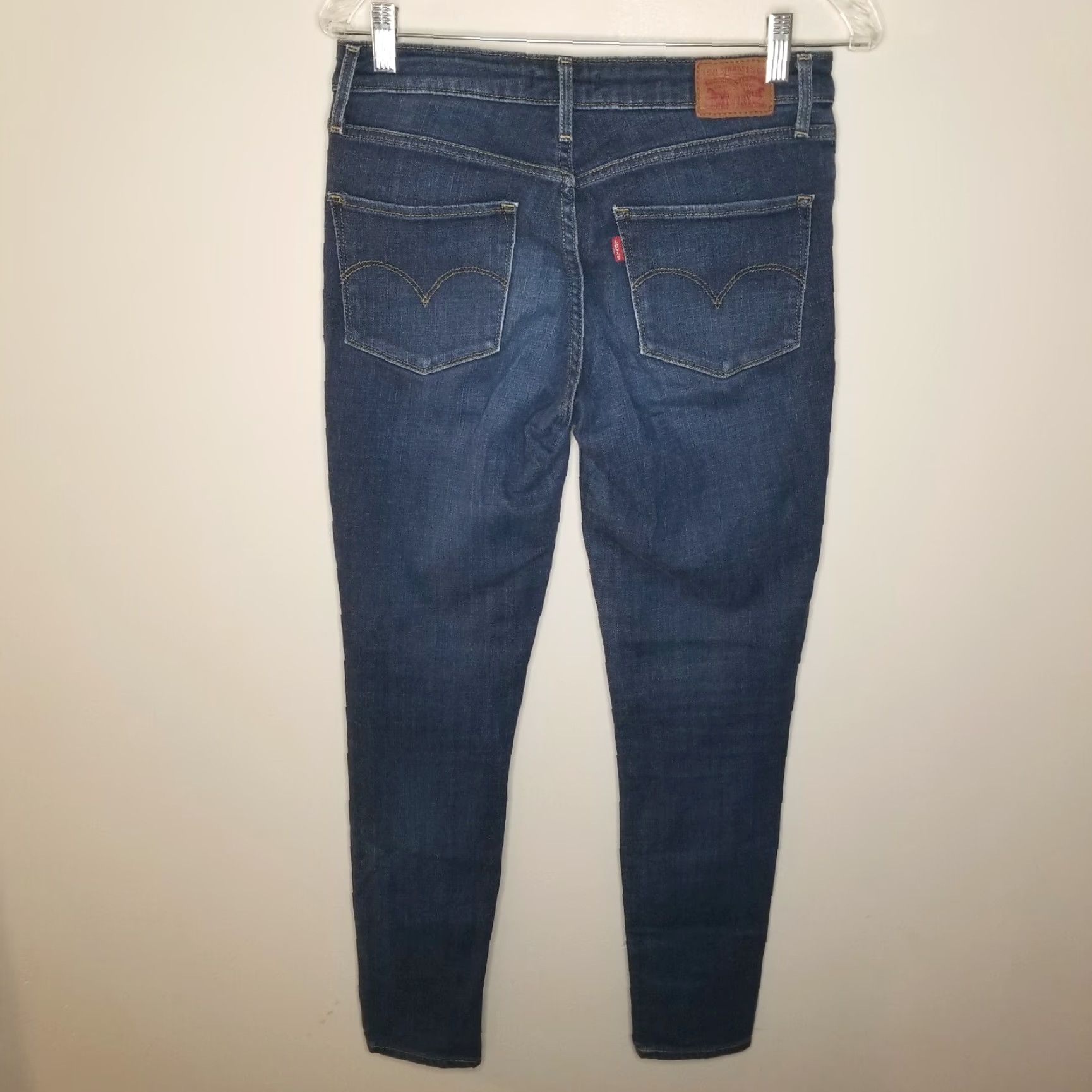 Levi's LEVI'S 721 Jeans Skinny High Rise Womens Jeans 28 32 Blue Women Size 28" / US 6 / IT 42 - 4 Thumbnail