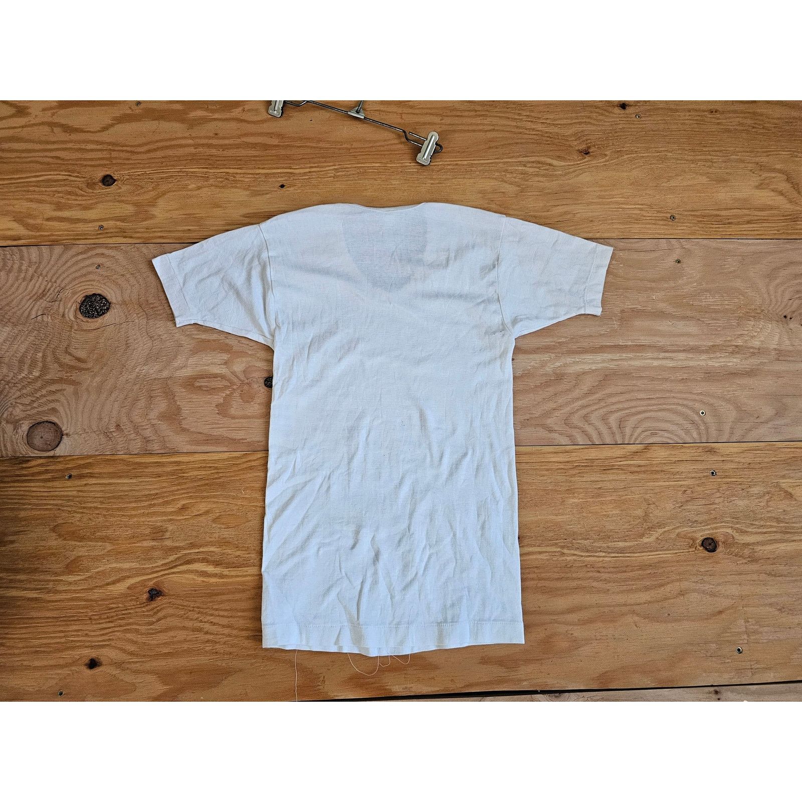 Other BVD White Blank Plain Ivory Color T-shirt Sz S 50s/60s Size US S / EU 44-46 / 1 - 2 Thumbnail