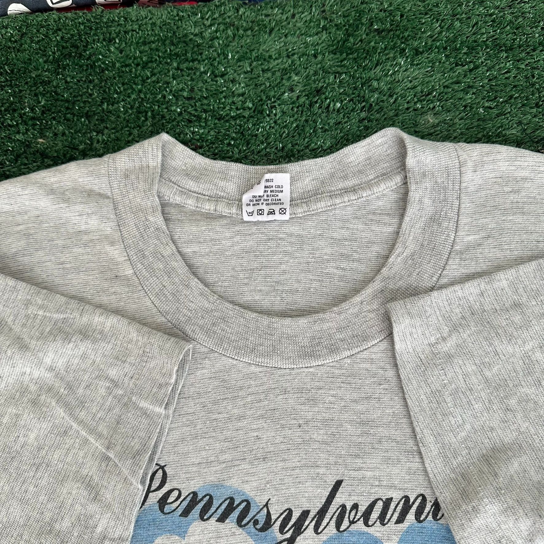 Globe Vintage 90s Pennsylvania Dutch Amish T-Shirt Single Stitch G Size US L / EU 52-54 / 3 - 4 Thumbnail