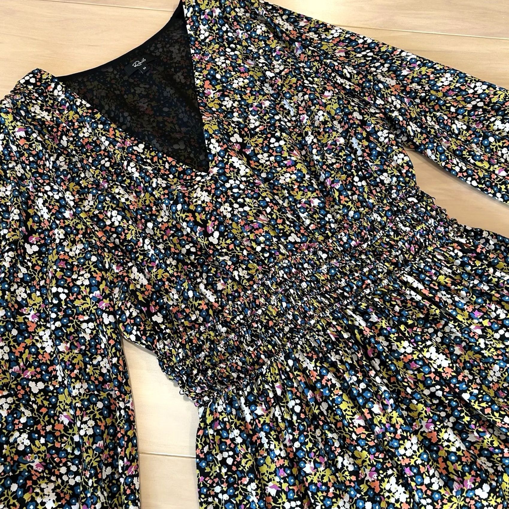 Rails Rails Delaney Dark Ditsy Floral Mini Dress Long Sleeve Women’s Medium Size M / US 6-8 / IT 42-44 - 2 Thumbnail