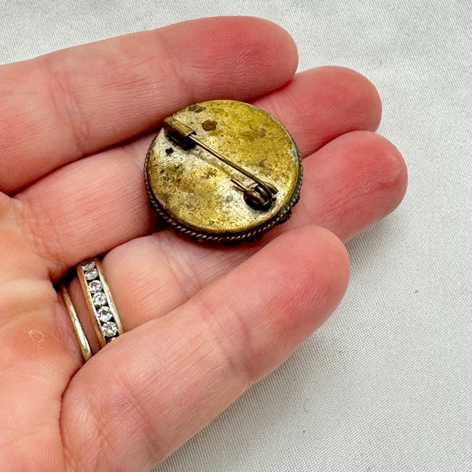 NBDN Nobrandedon VTG Italian micro mosaic brooch Size ONE SIZE - 5 Thumbnail
