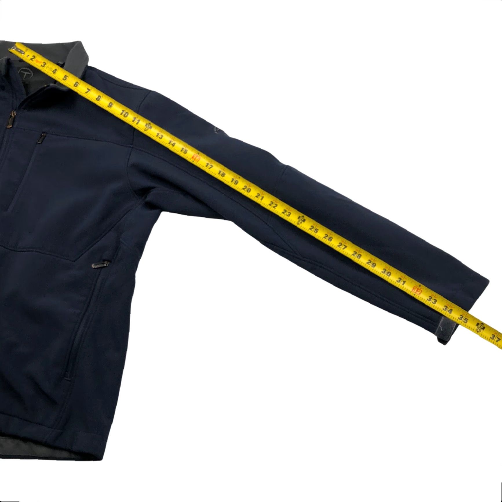 Tumi TUMI Tech Men’s Jacket XL Navy Gray Full Zip Insulated Waterproof Pockets Size US XL / EU 56 / 4 - 7 Thumbnail