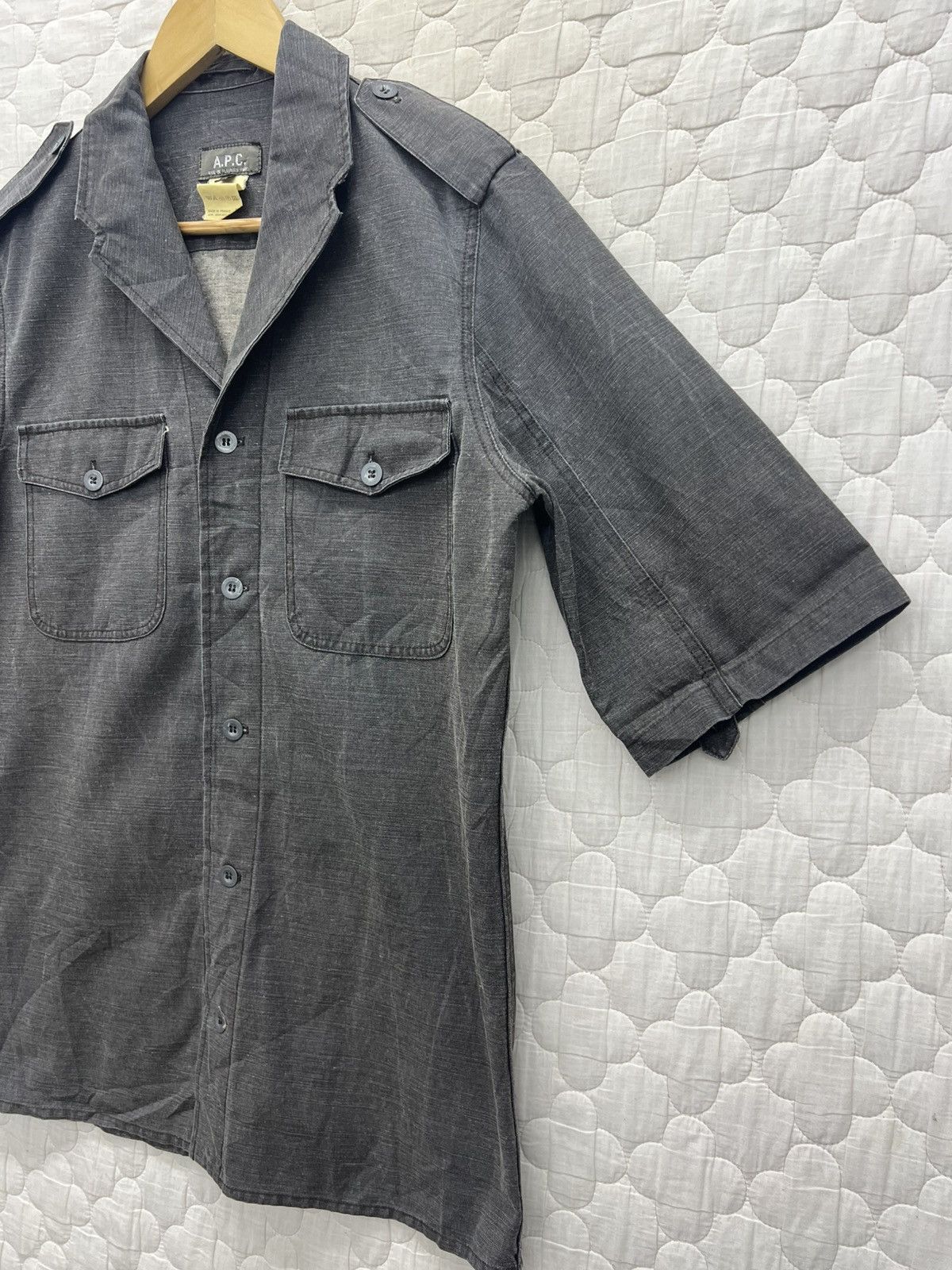 A.P.C. A.P.C DENIM MILITARY JACKET Size US M / EU 48-50 / 2 - 3 Thumbnail