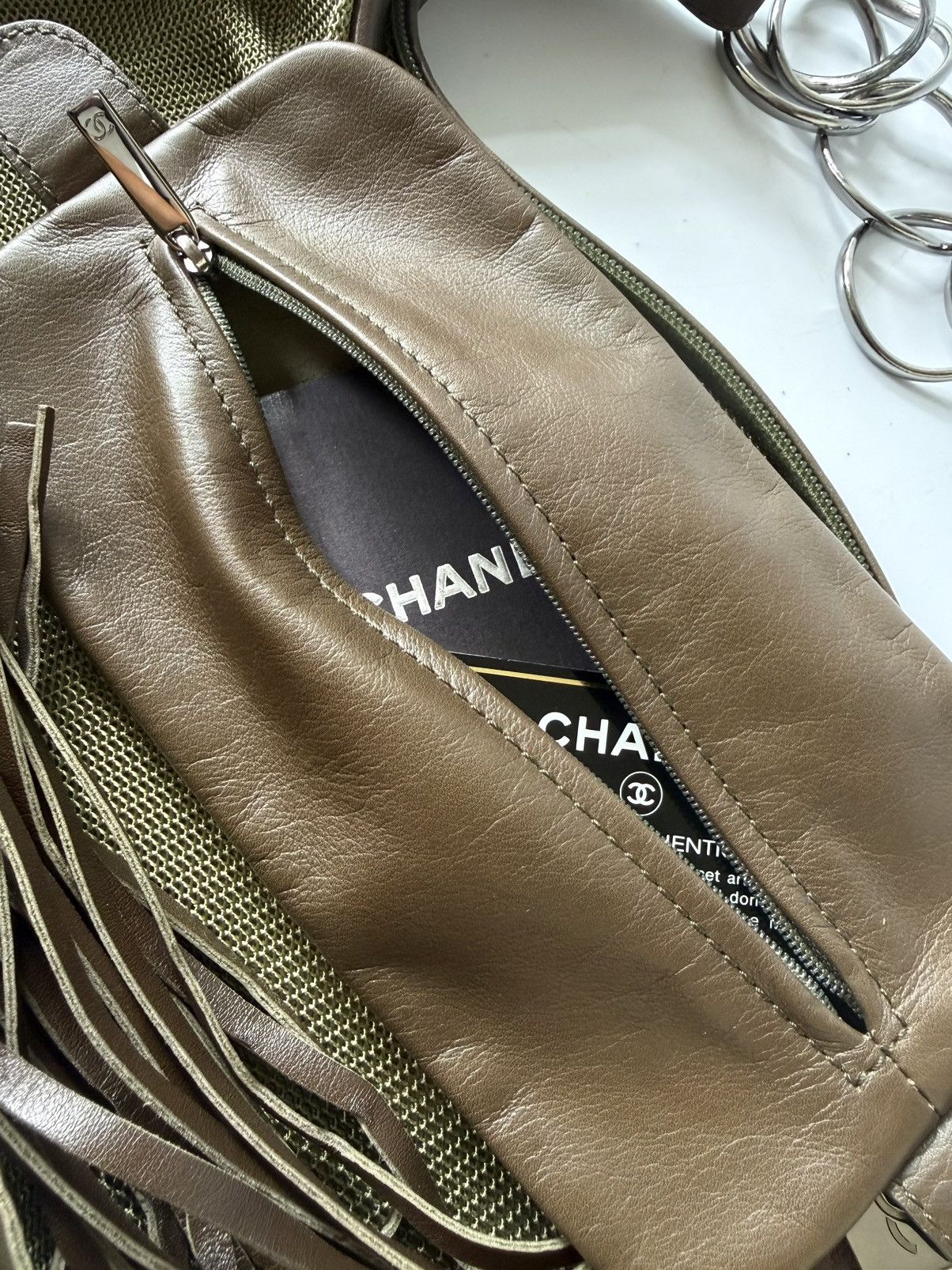 Chanel Chanel Fringe Mesh Shoulder Bag Size ONE SIZE - 10 Thumbnail