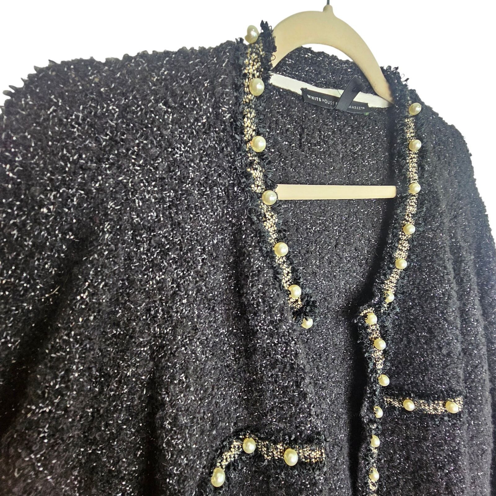White House Black Market White House Black Market Wool Blend Cardigan Sweater Size 2X Size XXL / US 16-18 / IT 52-54 - 5 Thumbnail
