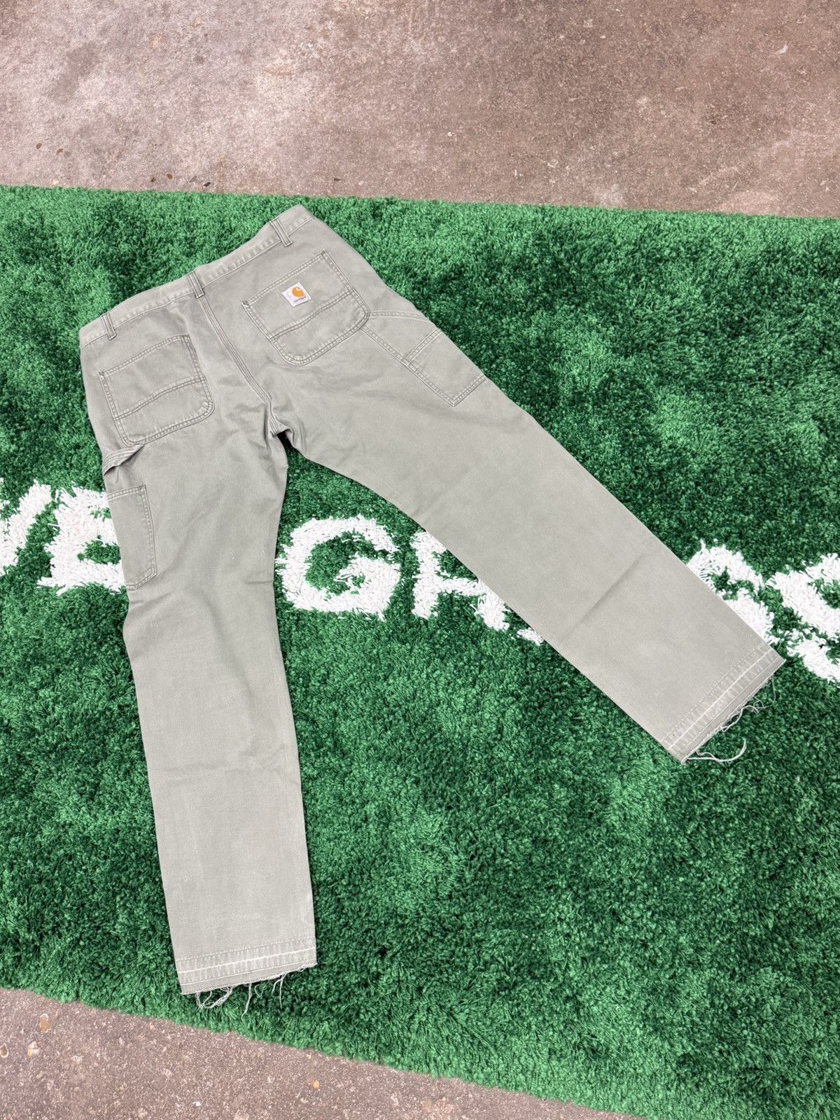 Carhartt Wip Carhartt W.I.P WIP Released Hem Green Painter Pants 36 Size US 36 / EU 52 - 1 Thumbnail