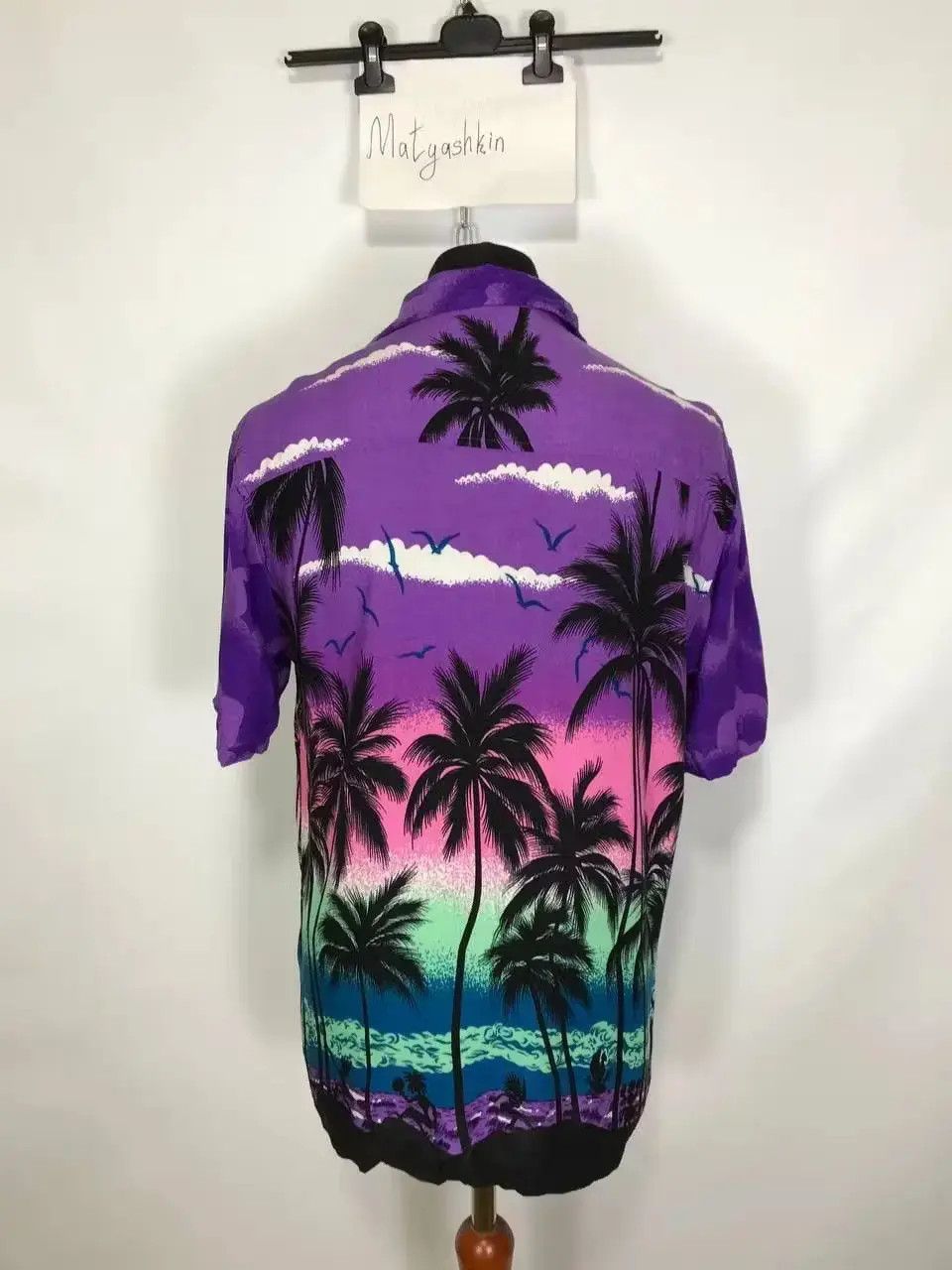 Vintage Mauro Lerrini hawaiian shirt size L Size US L / EU 52-54 / 3 - 2 Thumbnail