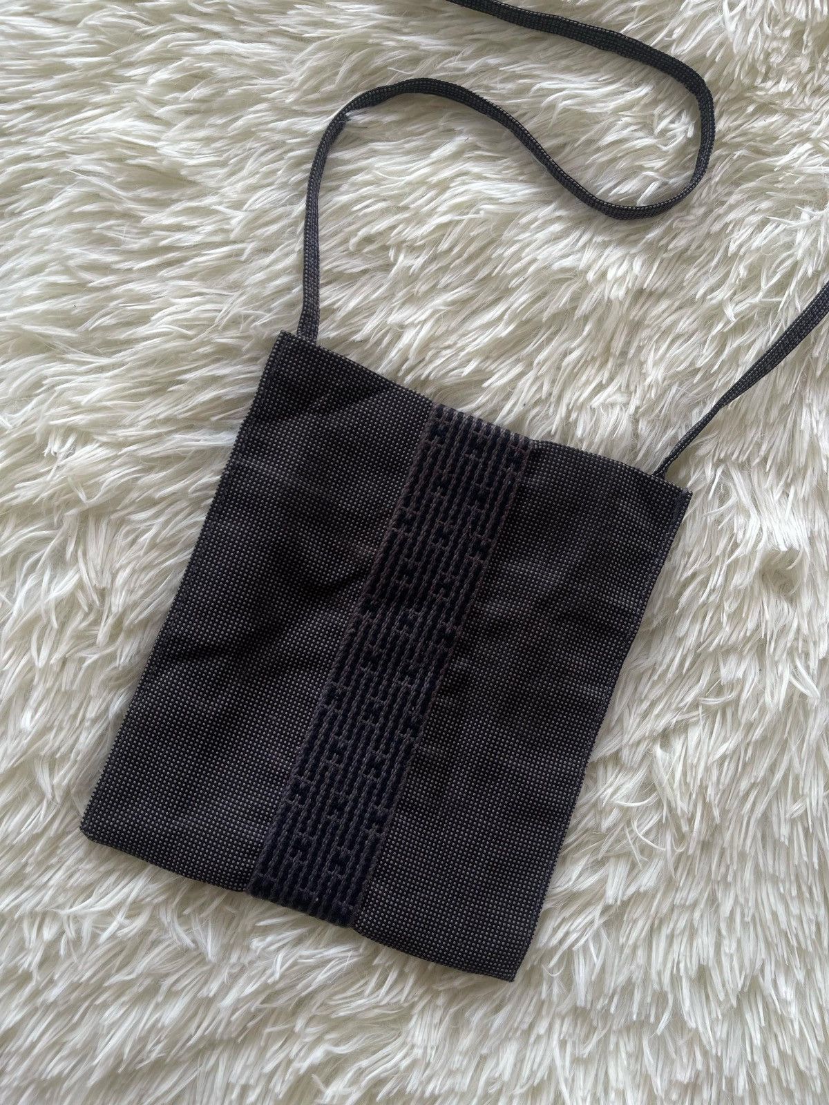 Hermes × Vintage Hermes Toile Herline Pochette Crossbody Bag Size ONE SIZE - 15 Thumbnail