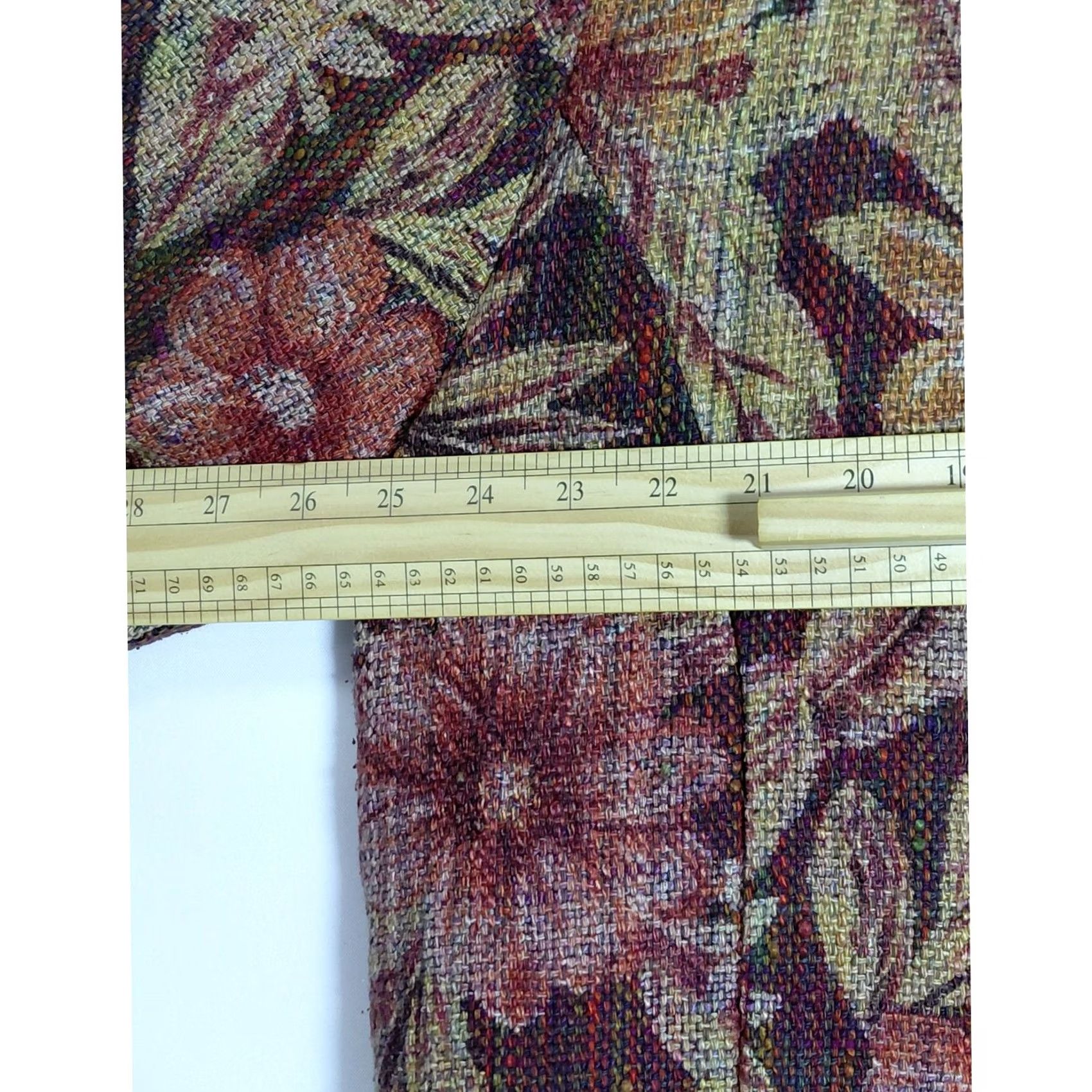 Vintage Chico's Floral Jacket Brown Silk Blend Long Sleeve Women 3 Fringe Layered Lightweight Woven Vintage No Size XS / US 0-2 / IT 36-38 - 6 Thumbnail