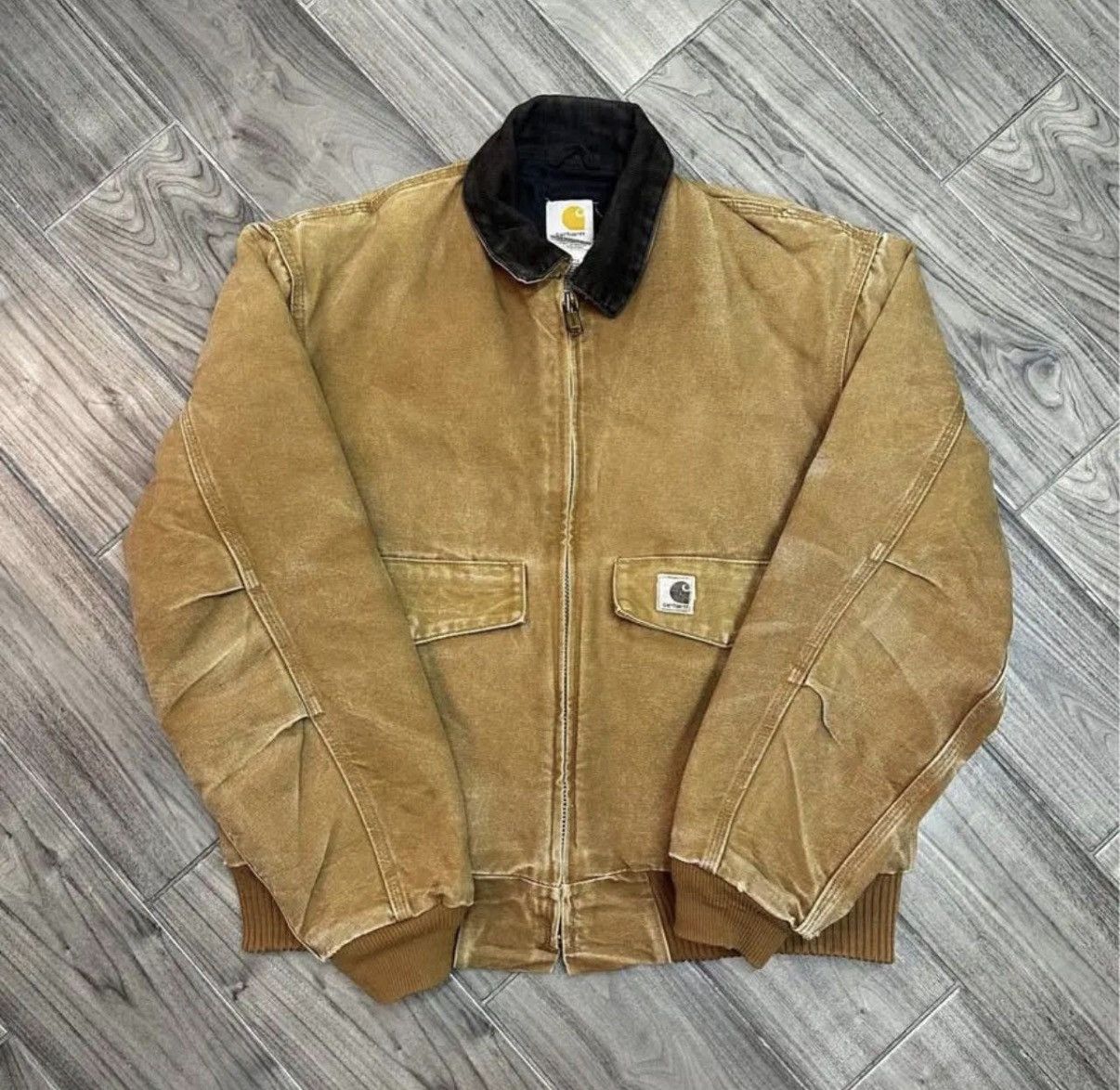 Carhartt Carhartt Bomber Jacket J165 L (2008) Great Fading Size US L / EU 52-54 / 3 - 2 Thumbnail