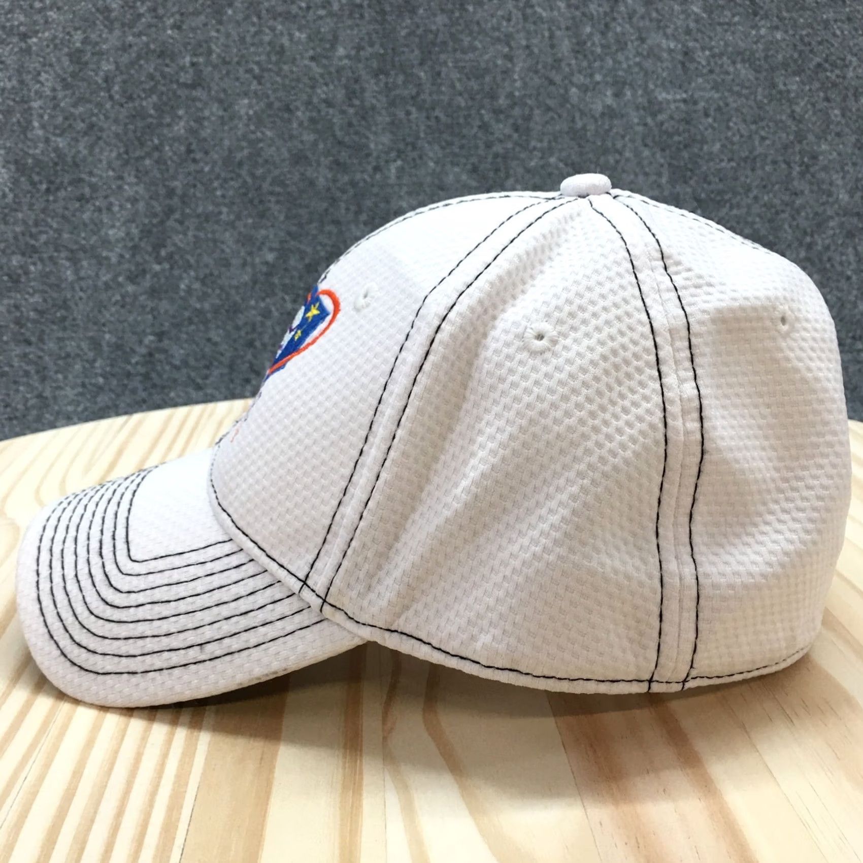 New Era New Era The Miracle League White M-L Fitted Baseball Hat Mens Embroidered Logo Size ONE SIZE - 5 Thumbnail