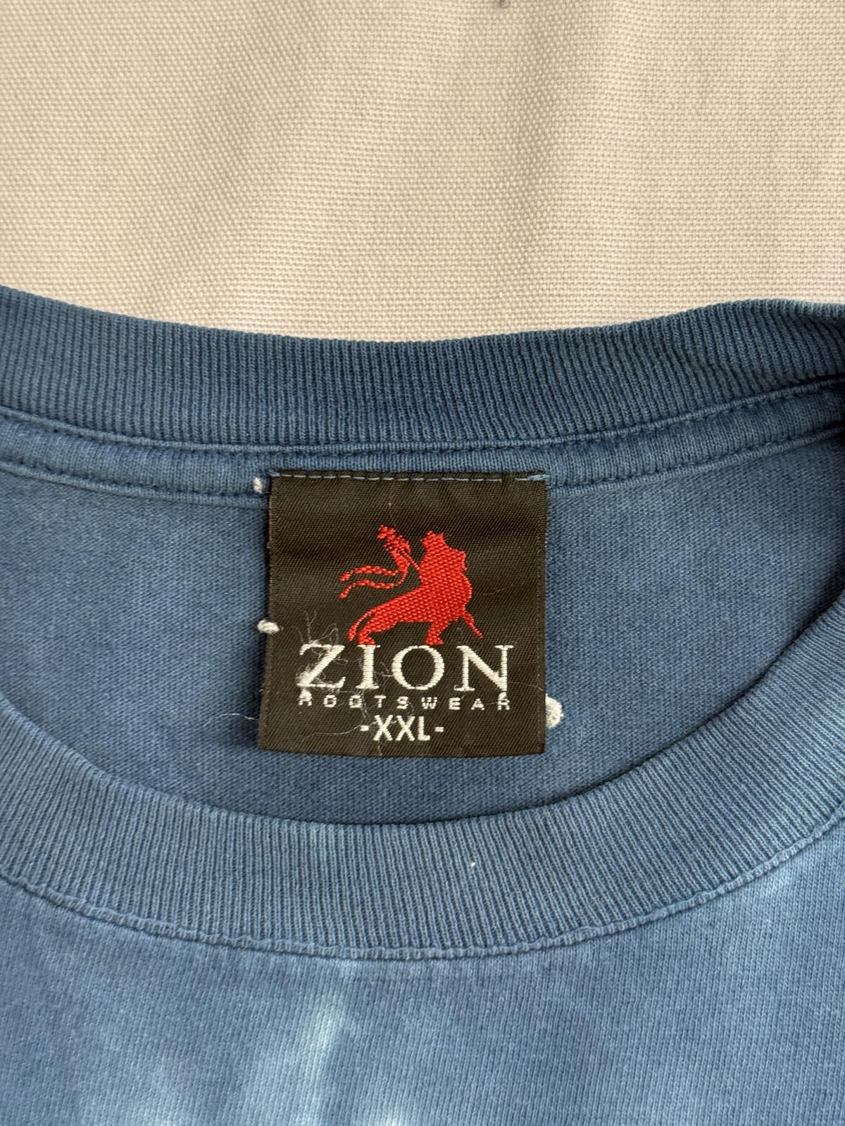 Zion Rootswear VTG Jimi Hendrix Tie Dye T-shirt Voodoo Chile Guitar on Fire Size US XXL / EU 58 / 5 - 2 Thumbnail