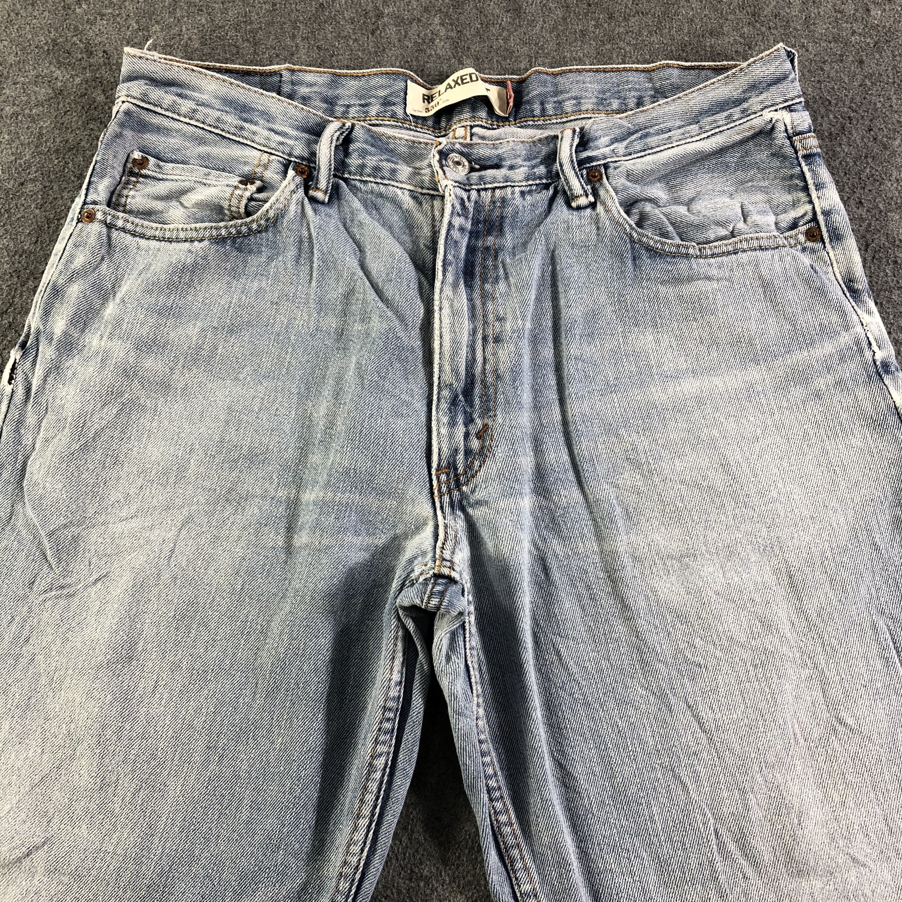 Levi's Vintage Blue Wash Levis 550 Jeans-J3140 Size US 36 / EU 52 - 3 Thumbnail