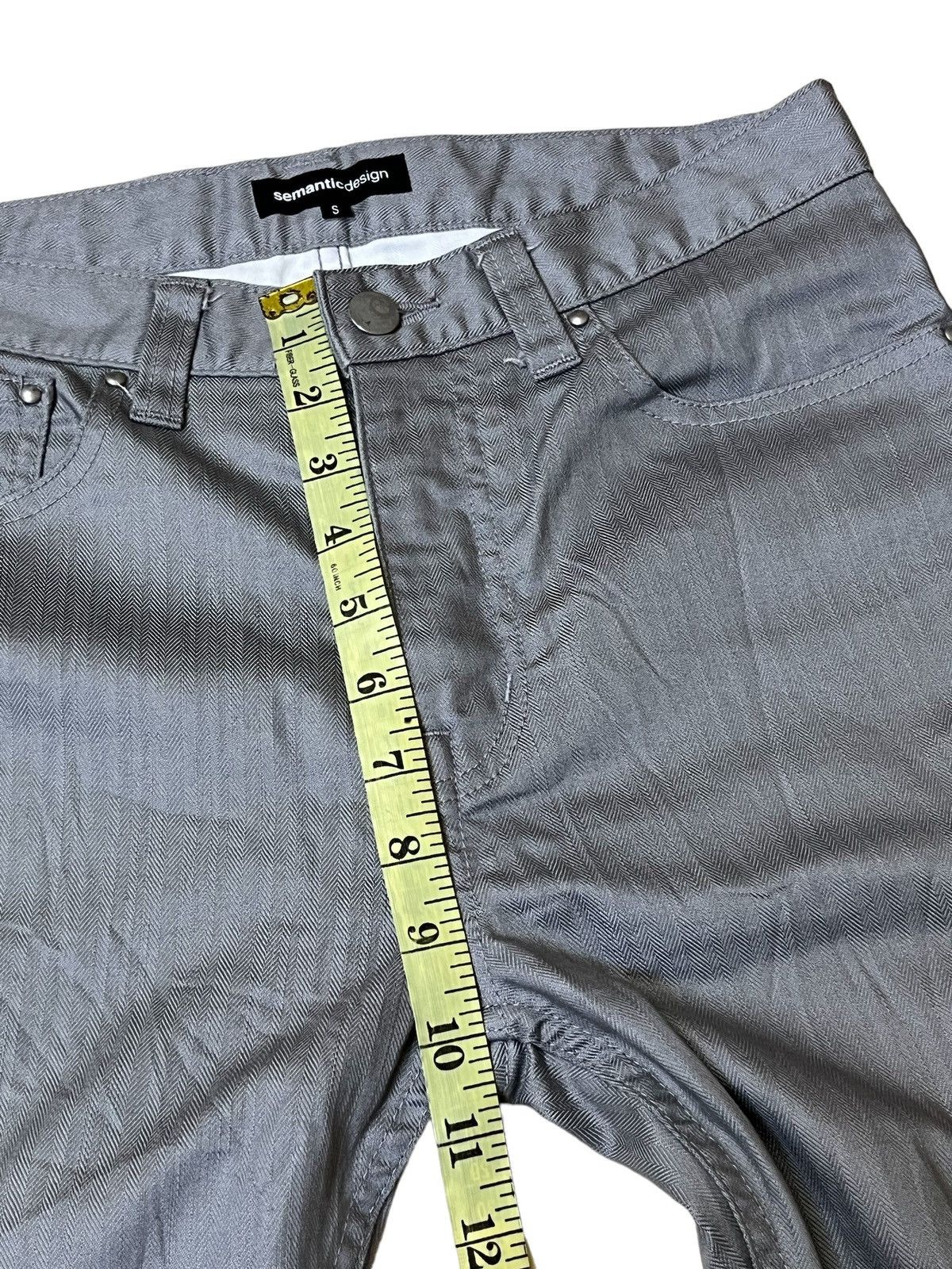 semanticdesign ARCHIVE JAPANESE BRAND SEMANTIC DESIGN SKINNY FIT JEANS Size US 29 - 17 Thumbnail
