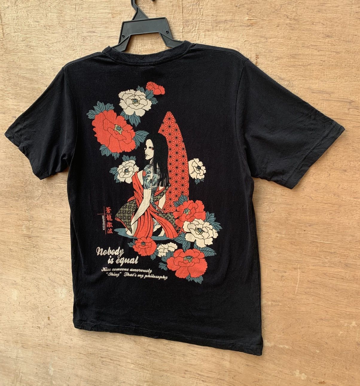 Japanese Brand Kissmark Nobody Is Equal T Shirt Size US M / EU 48-50 / 2 - 8 Thumbnail