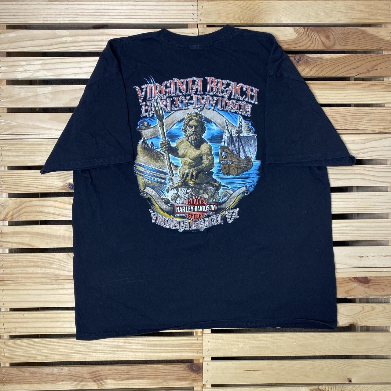 Harley Davidson Harley Davidson VA 2018 Black Biker Surf Tee Size XL Size US XL / EU 56 / 4 - 1 Thumbnail