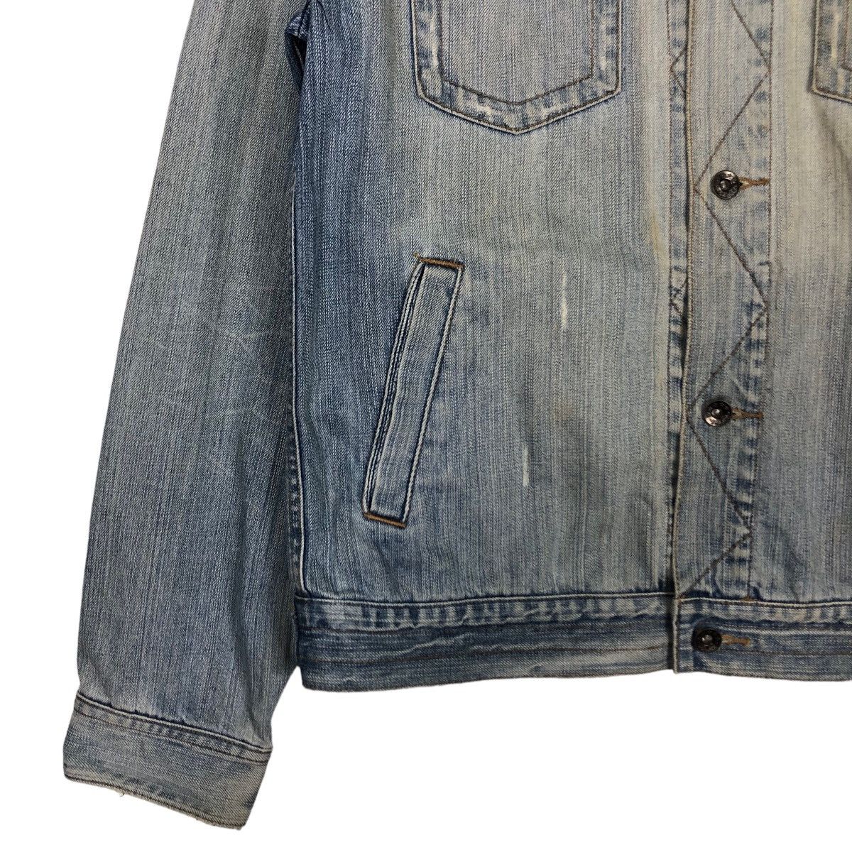 Japanese Brand 🔥Vtg Denim Biker Jacket Topvalu Issey Miyake Japan Size US L / EU 52-54 / 3 - 4 Thumbnail