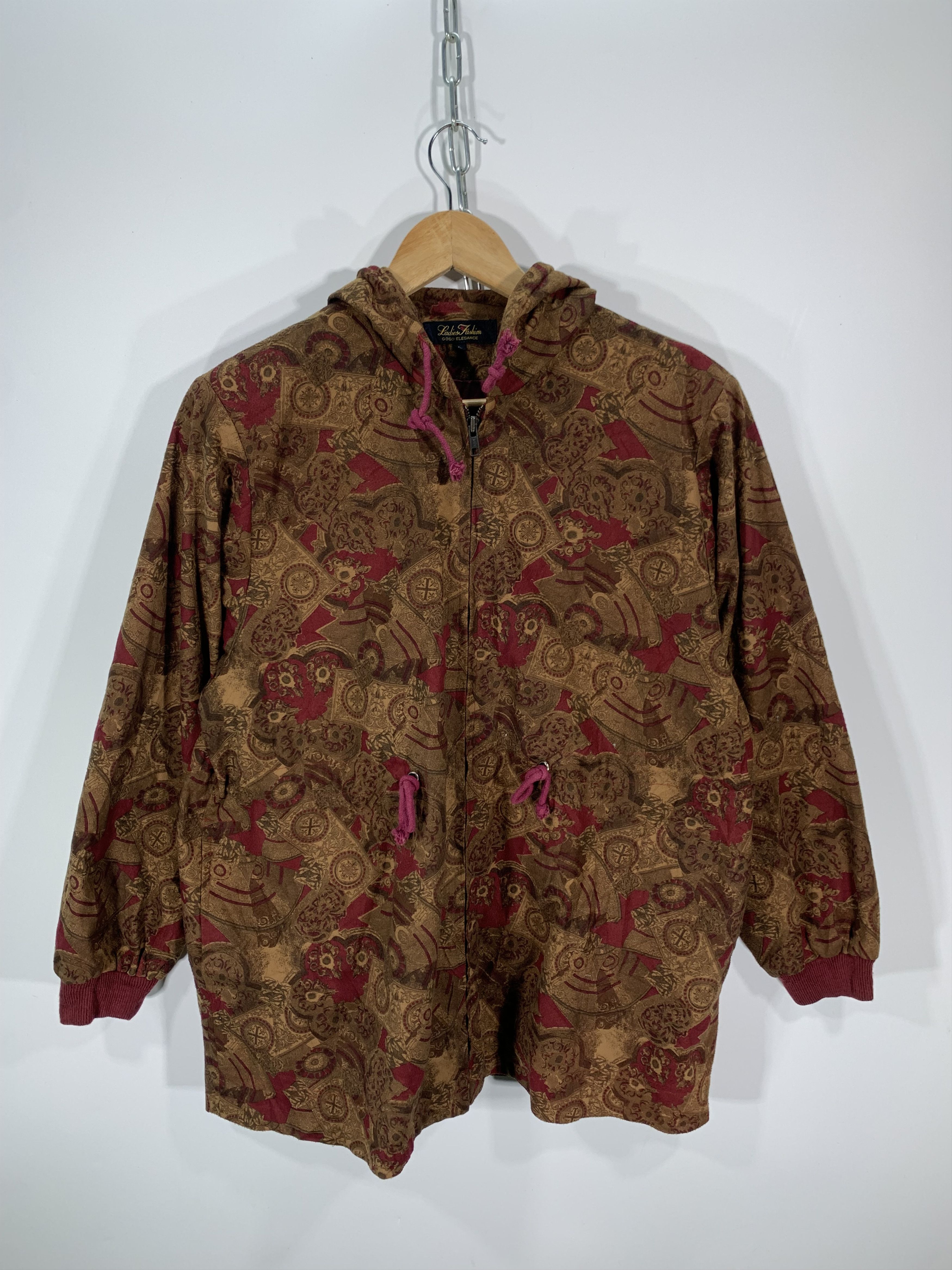 Japanese Brand × Vintage Vintage Overprint Hoodie Jacket Size US M / EU 48-50 / 2 - 1 Thumbnail