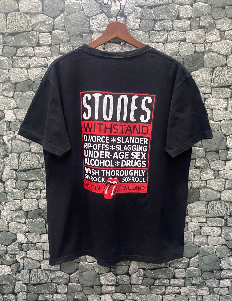 Vintage Rolling Stones With Stand Made in England Tshirt