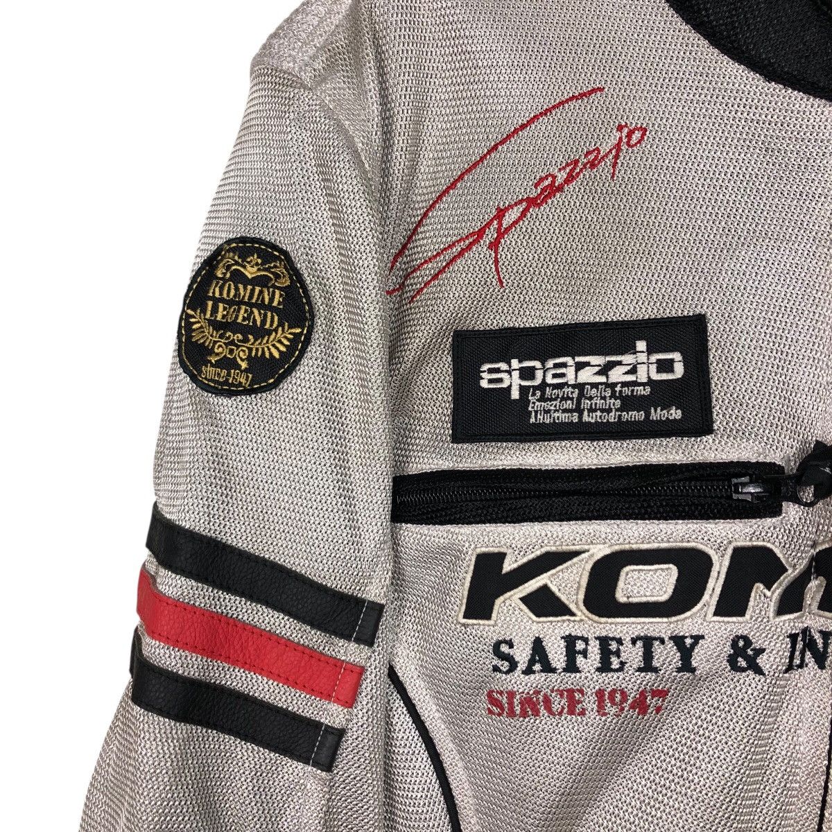 Japanese Brand 📌Vintage Racing Bomber Jacket Komine Kadoya Big Logo Size US XL / EU 56 / 4 - 10 Thumbnail