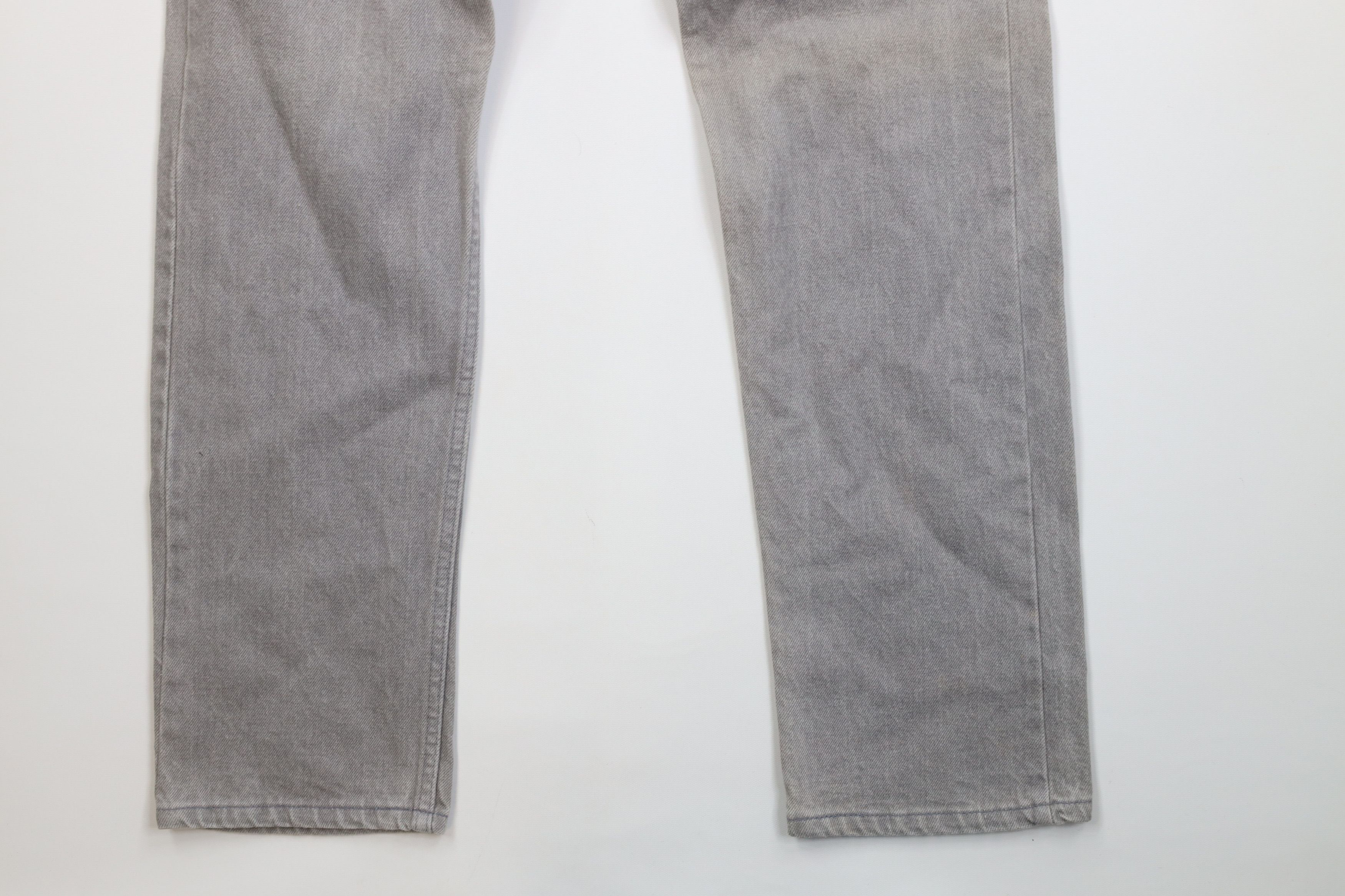 Levi's Vintage 80s Levis 40509 Straight Leg Denim Jeans Gray USA Size US 32 / EU 48 - 5 Thumbnail