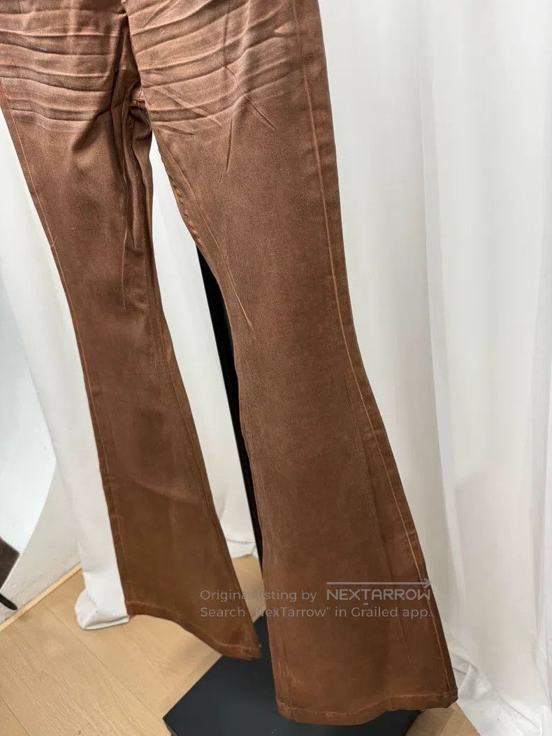 Rick Owens RICK OWENS Mud-Dyed Flared Trousers Size US 28 / EU 44 - 5 Thumbnail