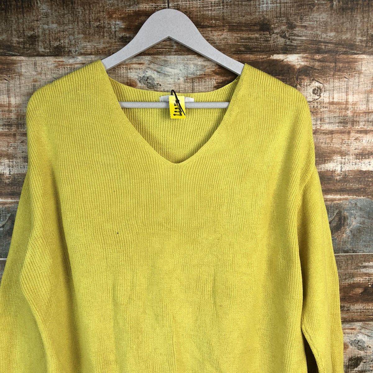 Homespun Knitwear × Japanese Brand American Holic Yellow Knitwear #A1777 Size M / US 6-8 / IT 42-44 - 5 Thumbnail