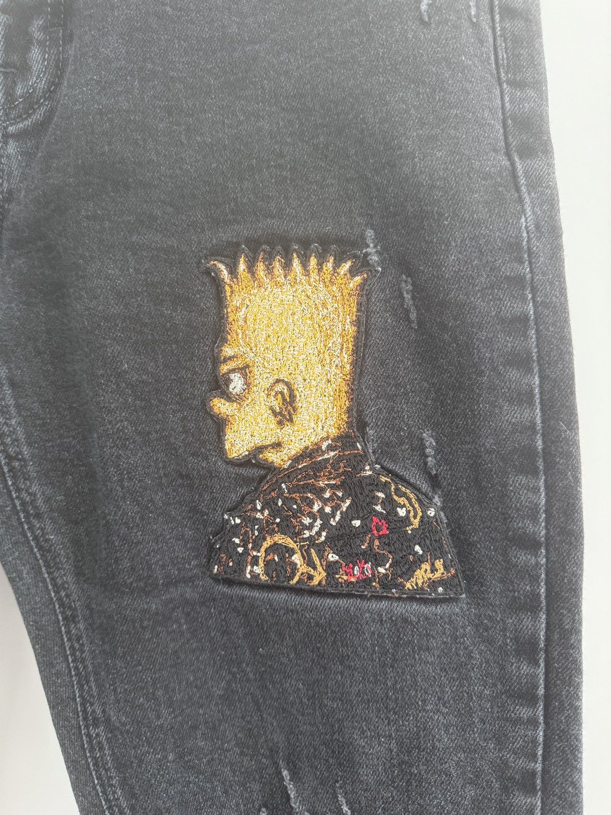 DOMREBEL Dom Rebel “Bart Simpson” Denim Size US 32 / EU 48 - 2 Thumbnail