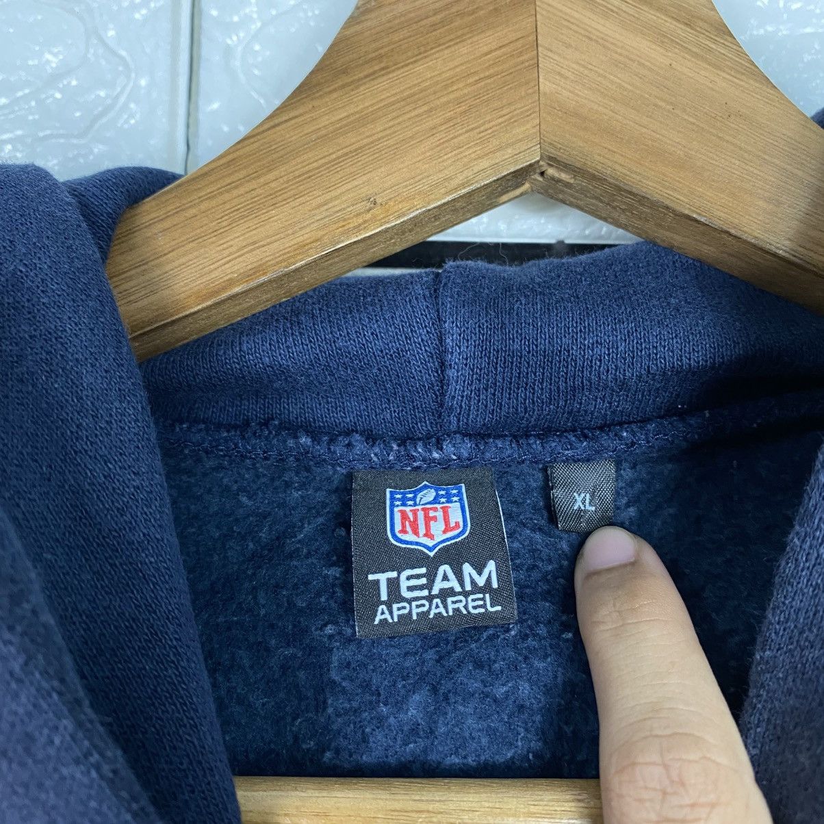 Japanese Brand Vintage Hoodie Pull Over NFL Team Big Logo Size US XL / EU 56 / 4 - 17 Thumbnail