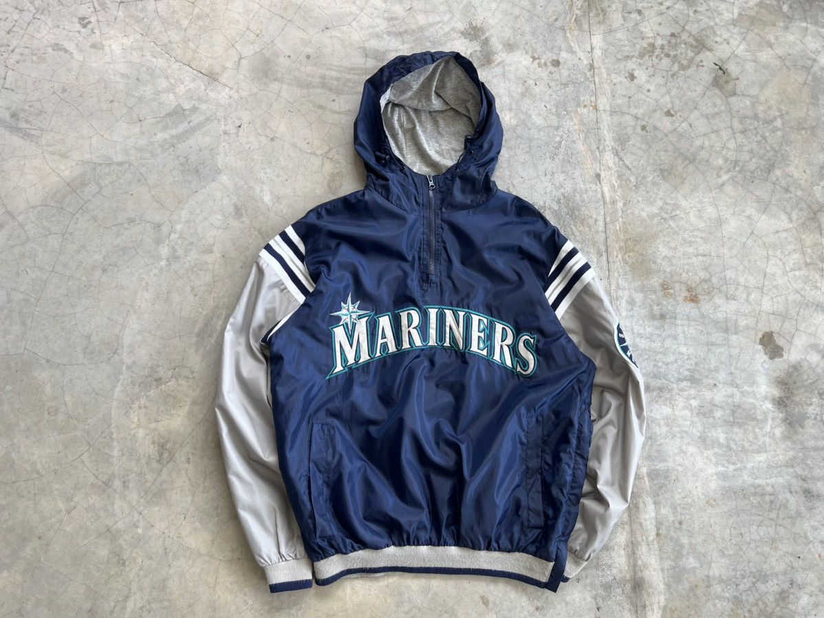 MLB VINTAGE SEATTLE MARINERS MLB LIGHTWEIGHT WINDBREAKER JACKET Size US XL / EU 56 / 4 - 1 Thumbnail