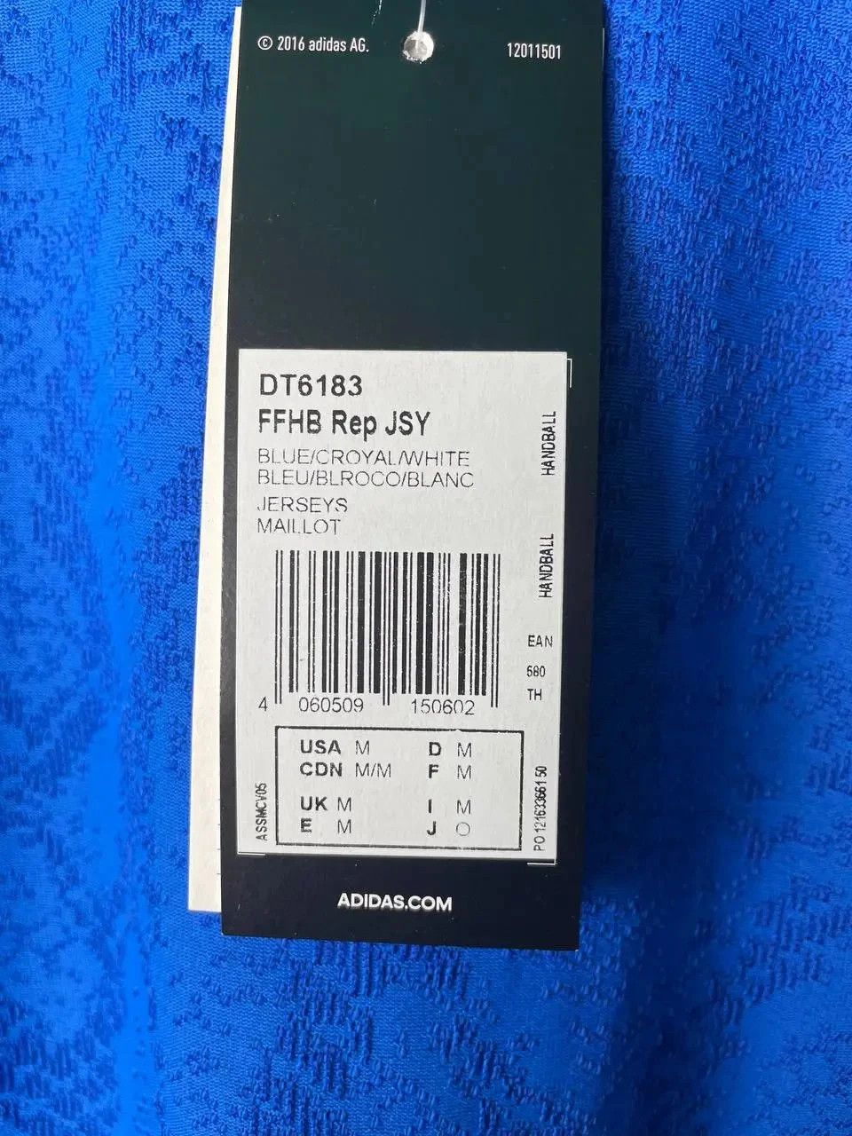 Adidas France Adidas Handball National Team Shirt Jersey Size M Size US M / EU 48-50 / 2 - 3 Thumbnail