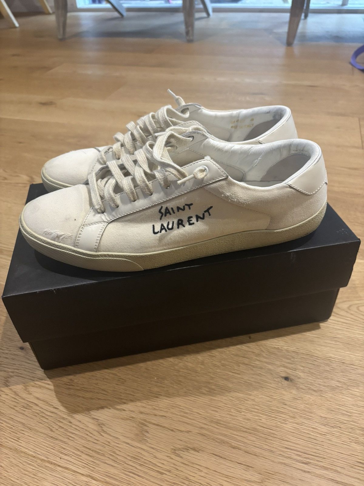 Saint Laurent Paris Saint Laurent sneakers size 46 Size US 13 / EU 46 - 2 Thumbnail
