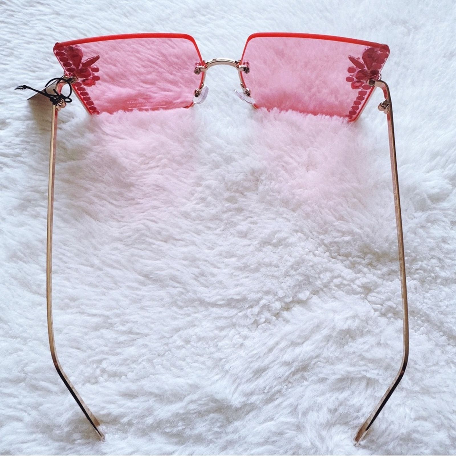 Other Nora Pink Square Sunglasses Size ONE SIZE - 8 Thumbnail