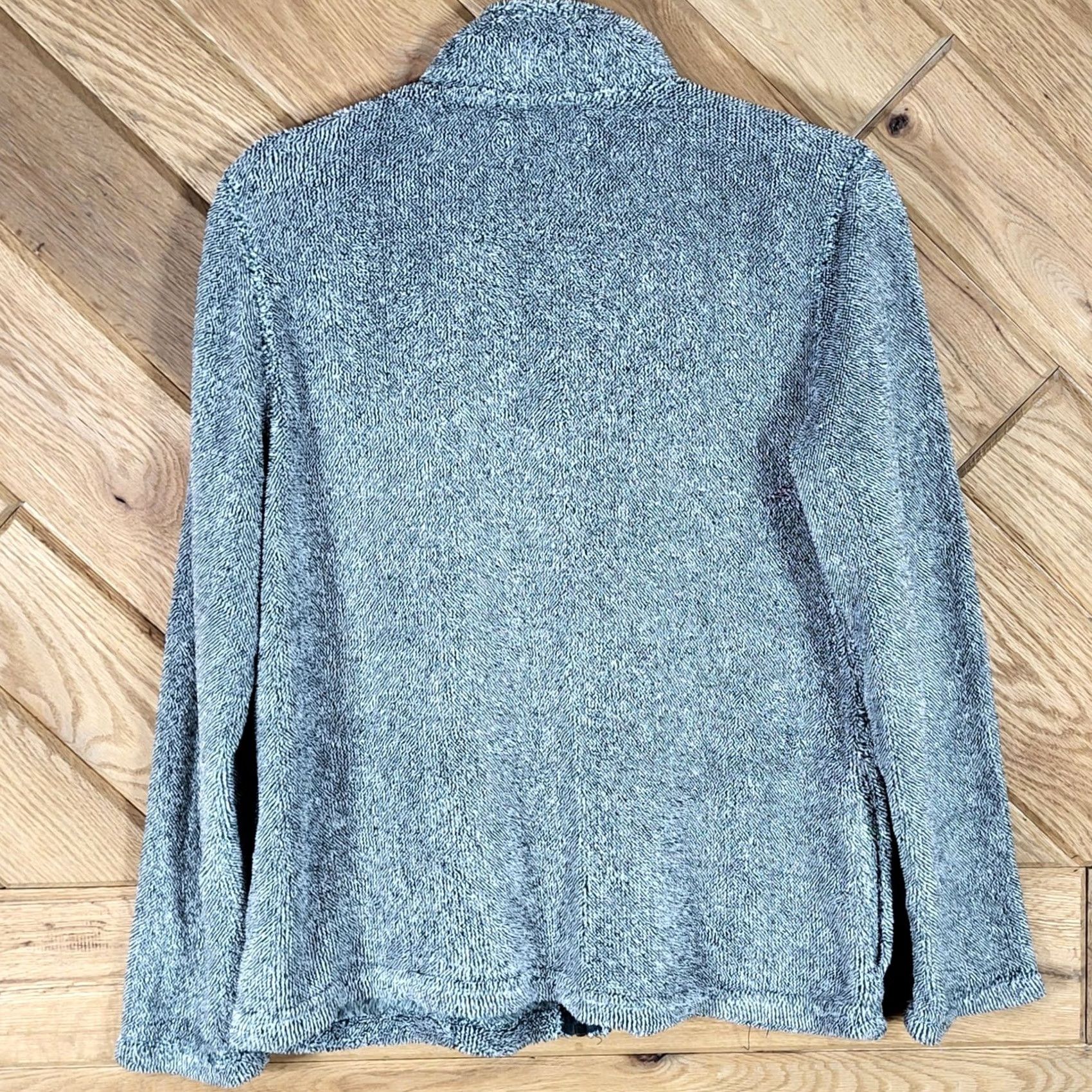 Vintage Stan Herman Fleece Jacket Women Small Green Mock Neck Zip Up Pockets Size S / US 4 / IT 40 - 6 Thumbnail
