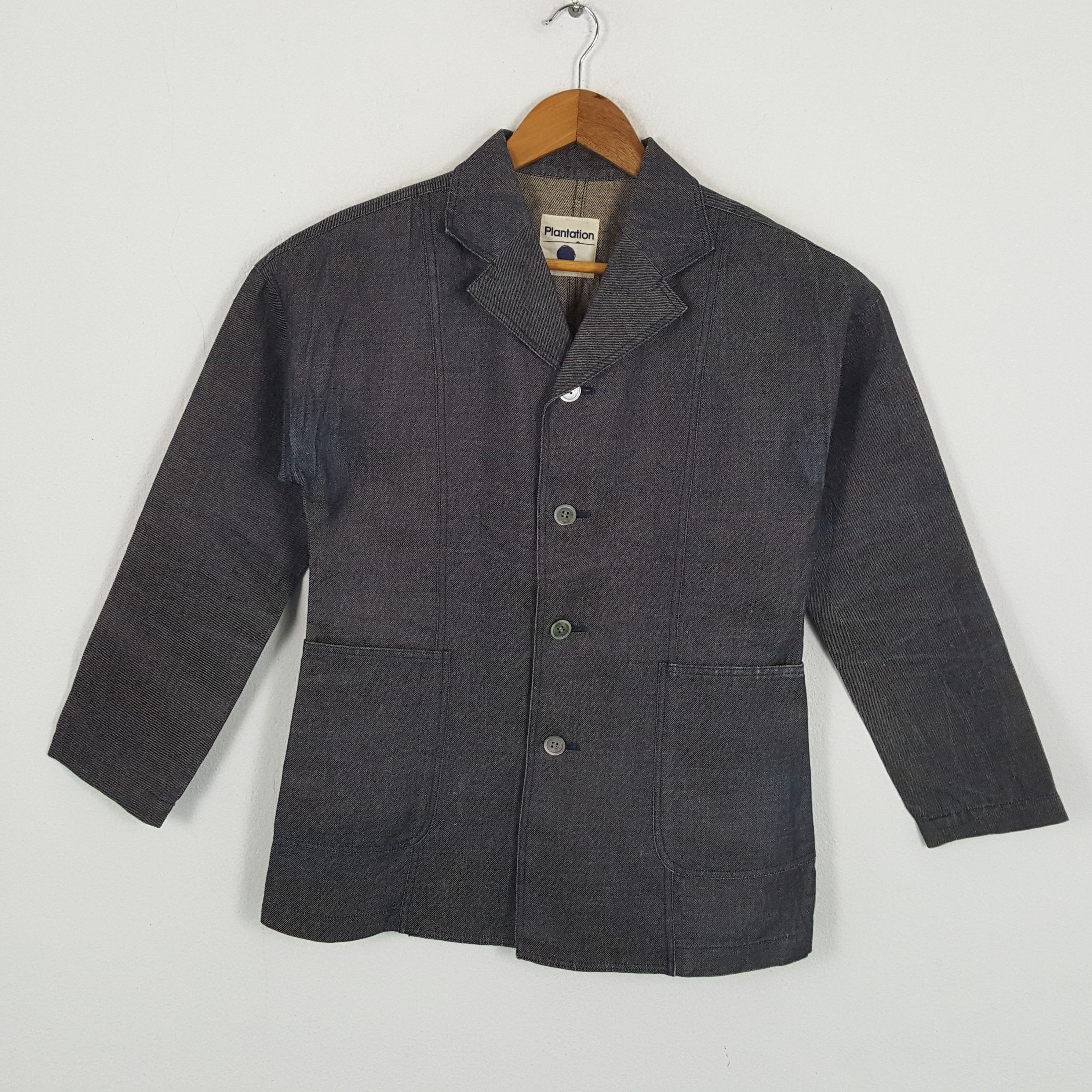 Issey Miyake × Japanese Brand × Vintage Vintage PLANTATION by ISSEY MIYAKE Japanese Designer Blazer Size 38S - 1 Thumbnail