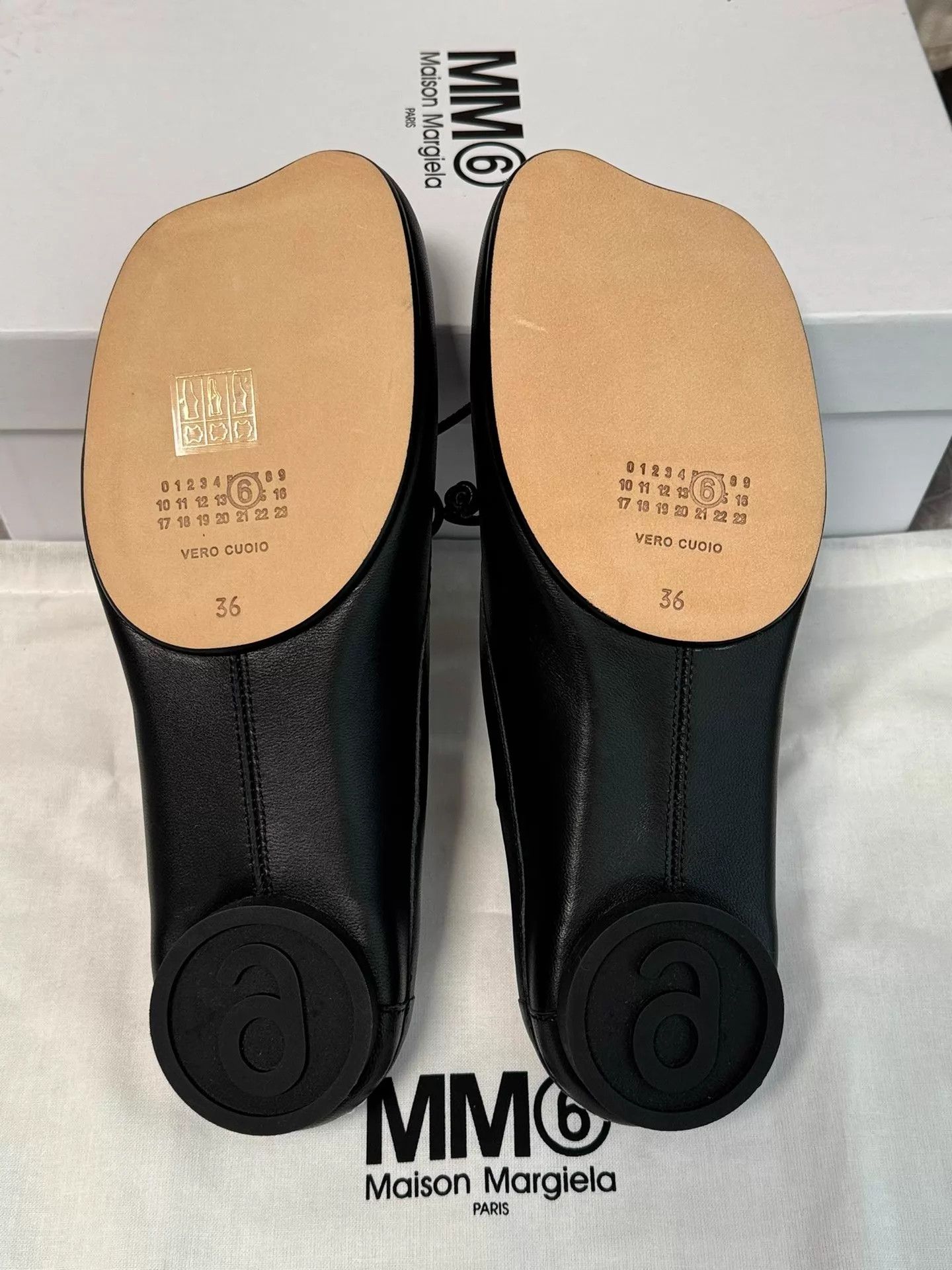 MM6 MM6 lace-up ballet mules black leather 36 Size US 5.5 / IT 35.5 - 6 Thumbnail