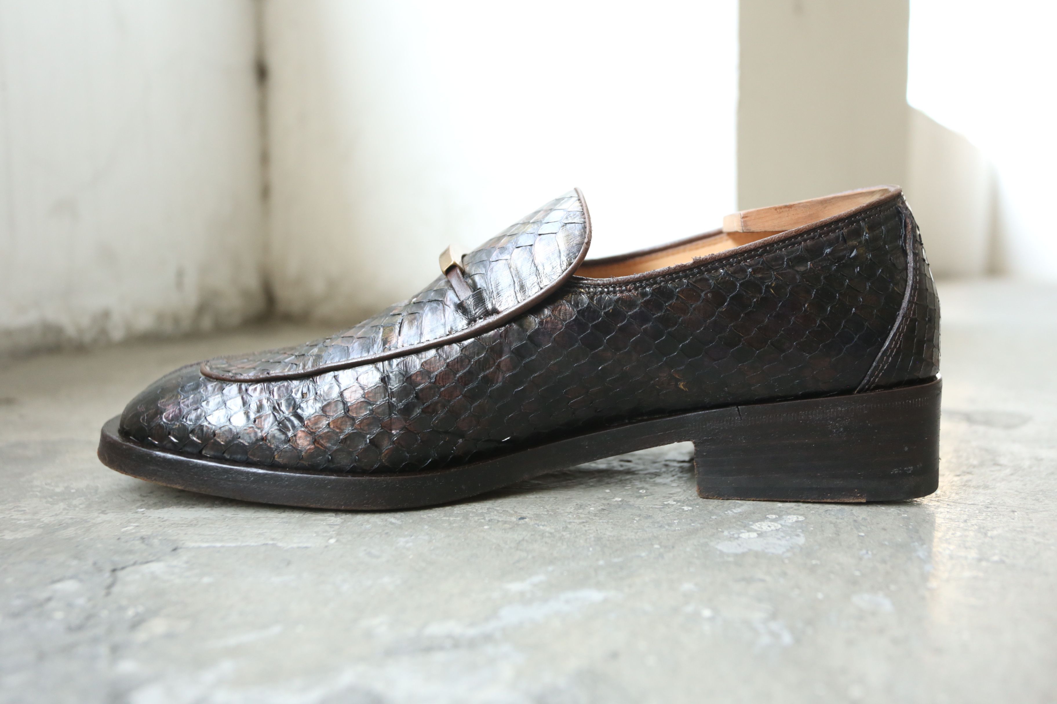 Gucci Gucci - Tom Ford - S/S 97 - Pythonskin Loafers Size US 9.5 / EU 42-43 - 4 Thumbnail