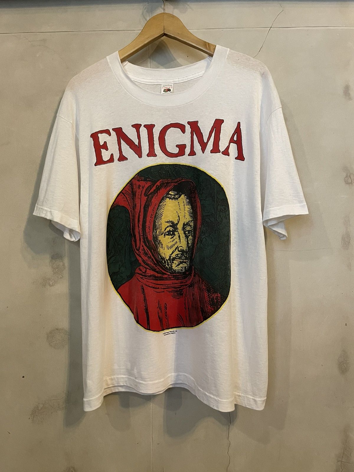 Band Tees Vintage ENIGMA new age electronica band tee shirt size XL Size US XL / EU 56 / 4 - 1 Thumbnail