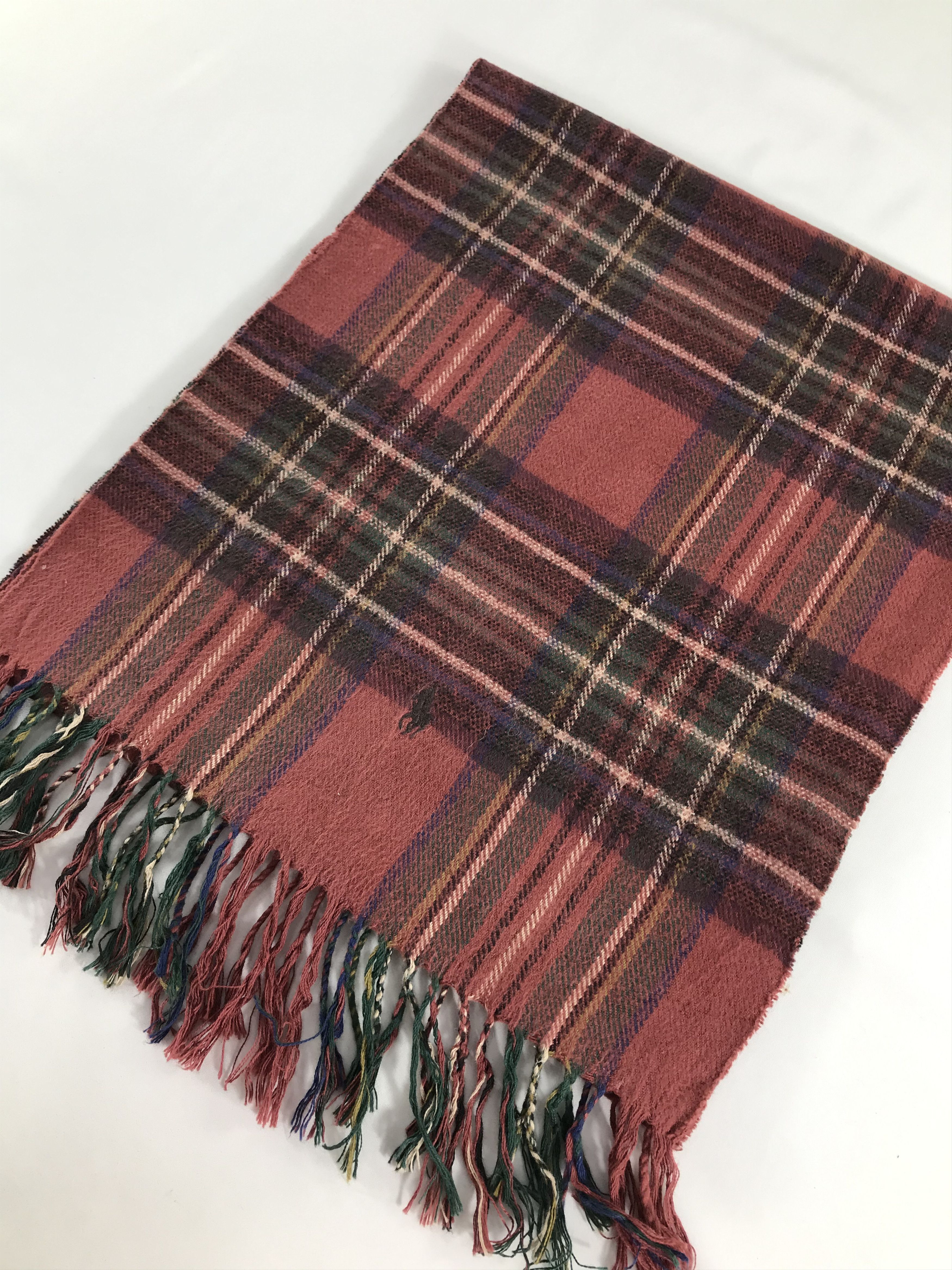 Ralph Lauren Ralph Lauren Tartan Cotton Scarf Muffler V476 Size ONE SIZE - 3 Thumbnail