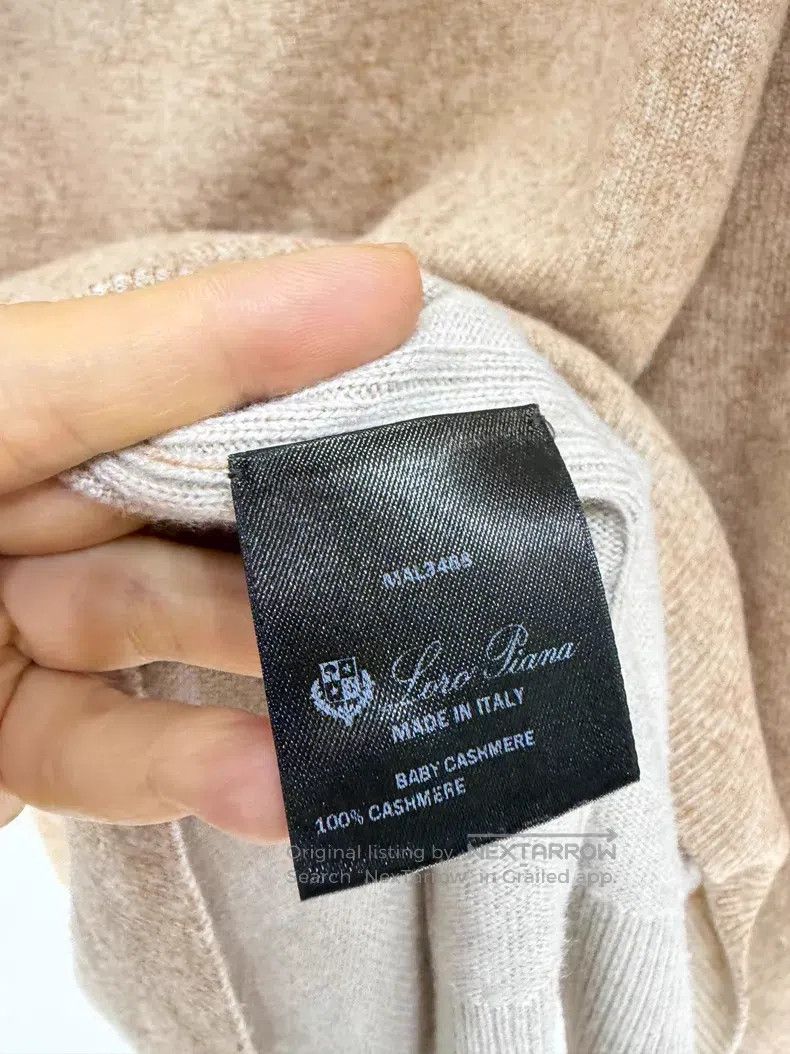 Loro Piana Loro Piana Camel baby cashmere all cashmere knit sweater c Size XS / US 0-2 / IT 36-38 - 3 Thumbnail