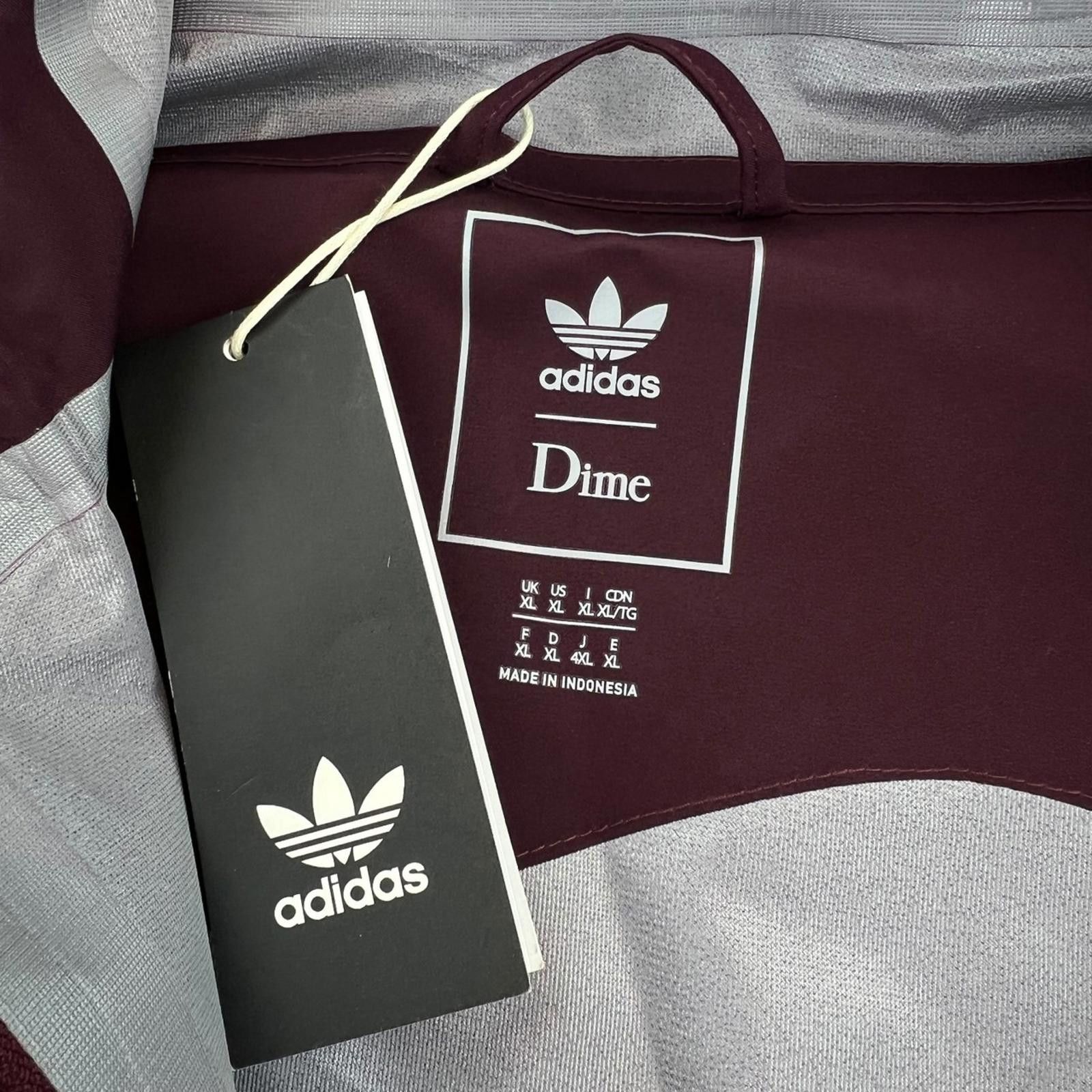Adidas Adidas x Dime Studded Gore-Tex Maroon Jacket Size US XL / EU 56 / 4 - 5 Thumbnail